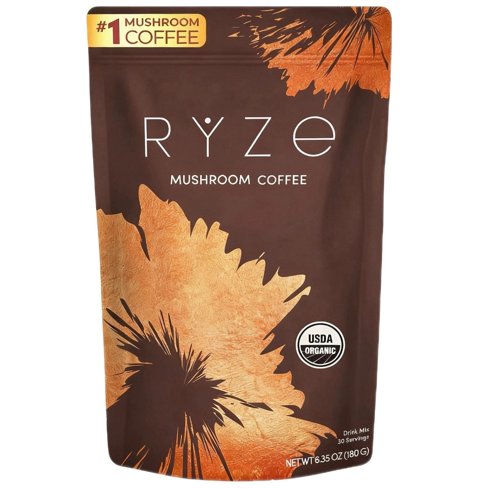 2026 New RYZE Mushroom Coffee Organic Coffee 30 Servings in one Pack