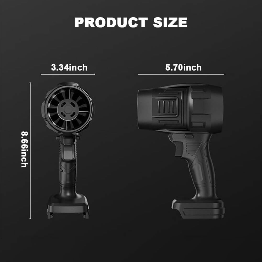 Turbo Blower Cordless Super Power Mini Air Duster For Car Drying Cleaning Fan US