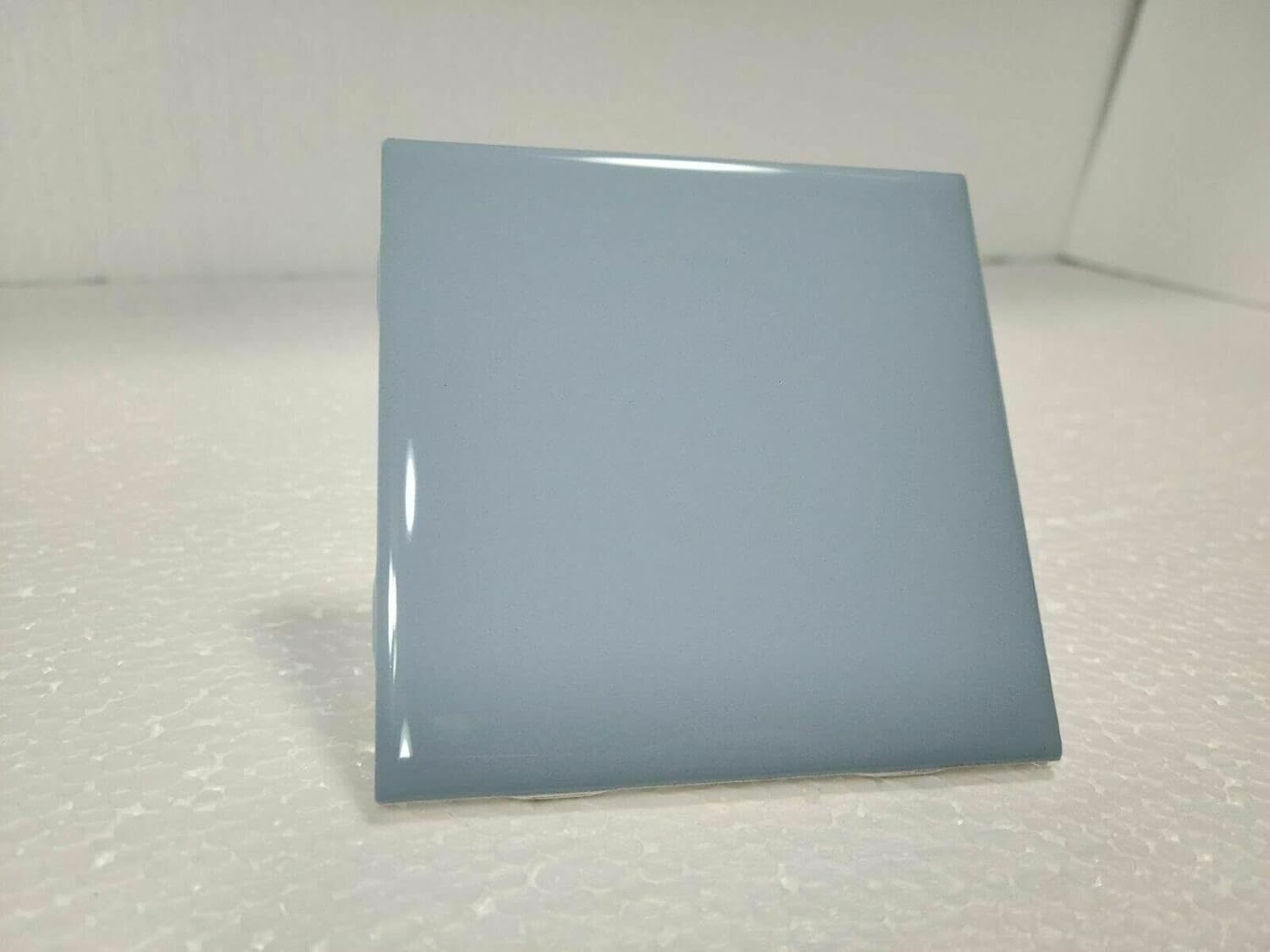 Blue Waterfall 4 in Ceramic Tile 4.25 in Subway Square Daltile Color 0169 Shower