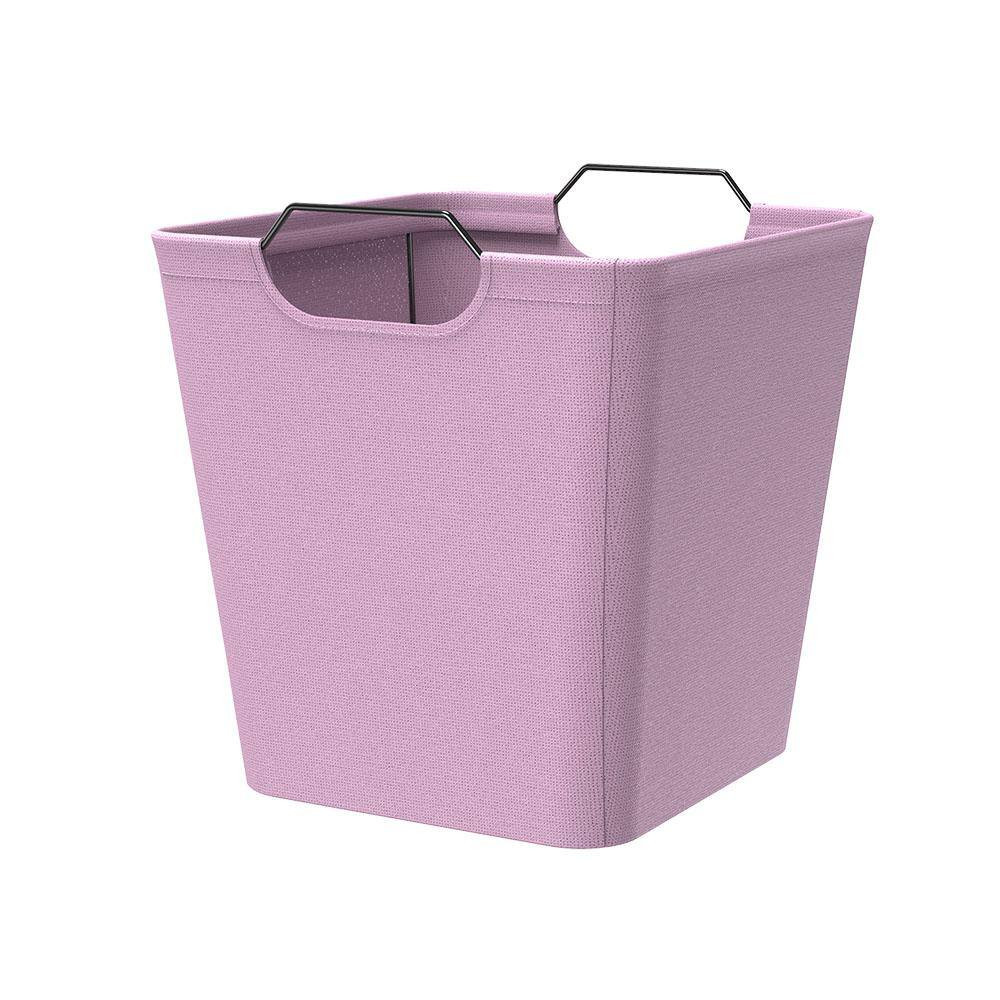 10.5 In. W X 11 In. H X 10.5 In. D Purple Wire Framed Fabric Drawer