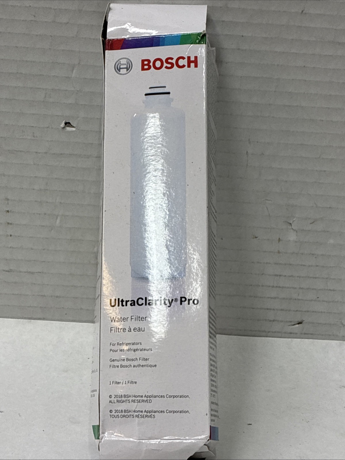 1 PACK Bosch Ultra Clarity Pro BORPLFTR50 Water Filter White #WFS200MF/WFS210MF