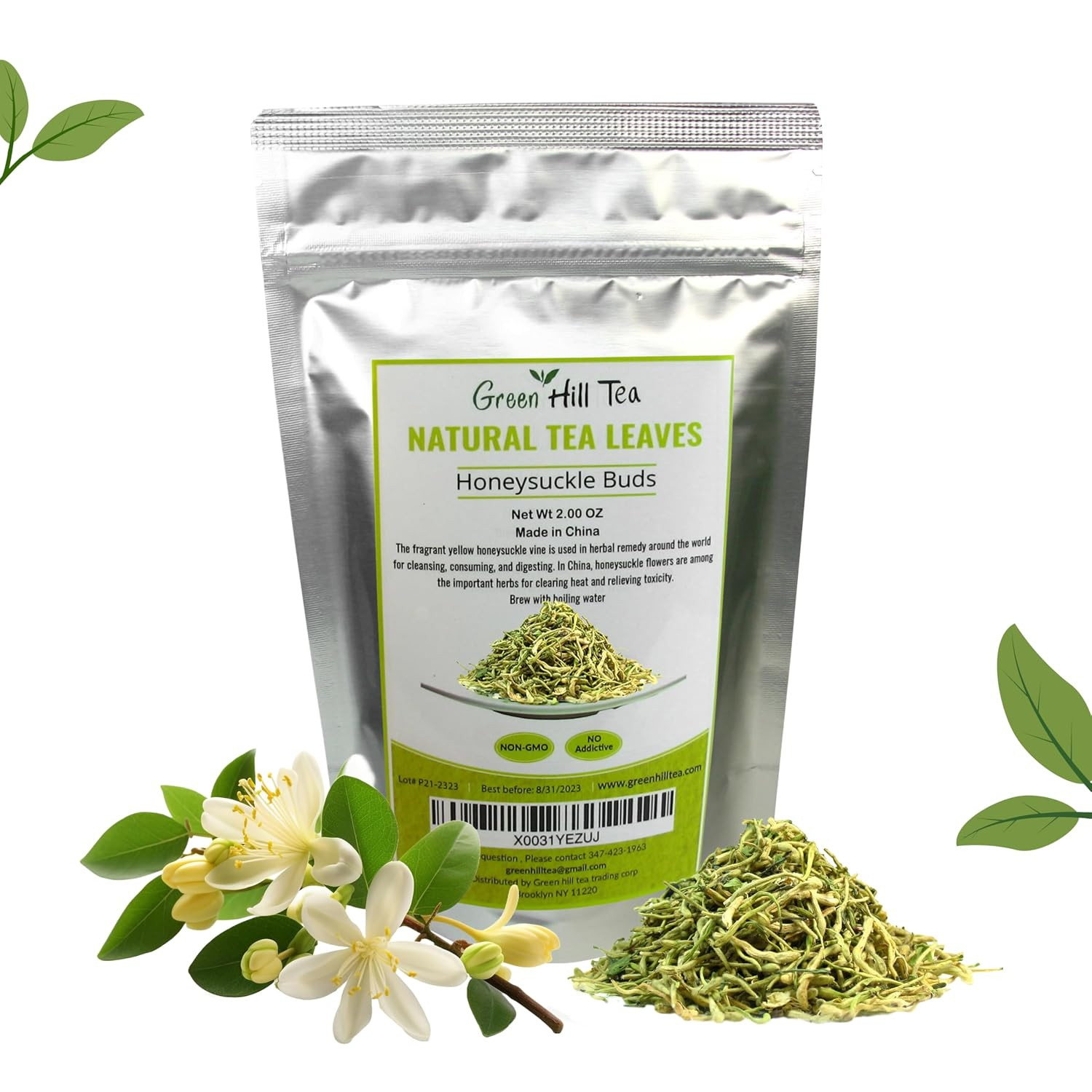 Traditional Health Herbs 2 OZ (56Grams), Honey Suckle Dried Herbal Tea Honeysuck