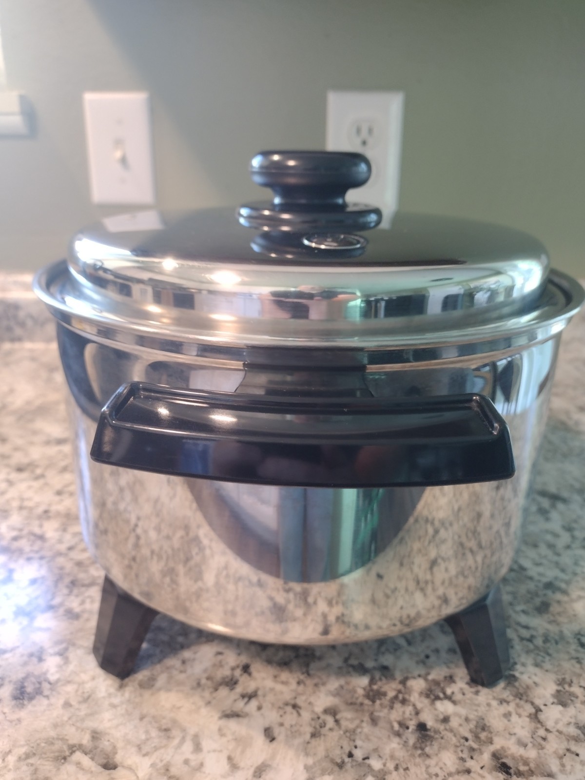 SALADMASTER T-304 SURGICAL STAINLESS STEEL 5 QT OIL CORE SLOW COOKER SA005OCU