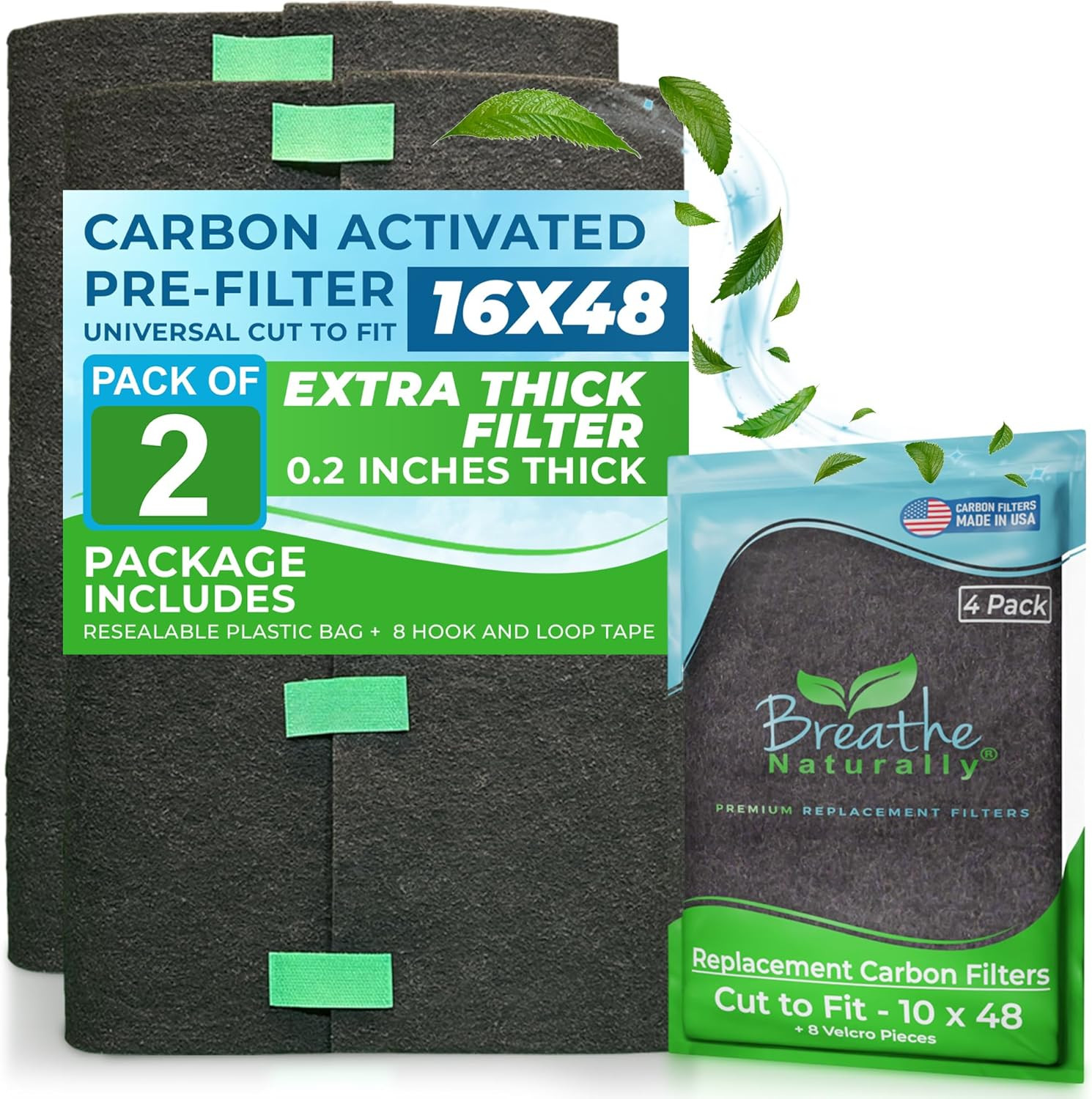 Universal Cut to Fit Activated Carbon Air Filter – Replacement Charcoal Air F…