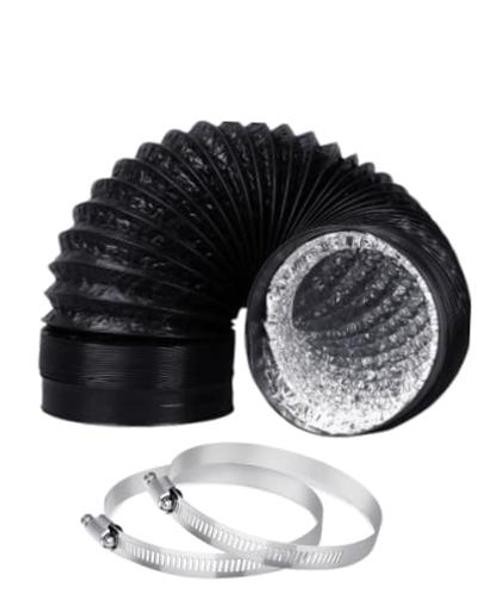 4 Inch Dryer Vent Hose,Aluminium Foil Iinsulated Flexible Duct,Heavy 3 Feet