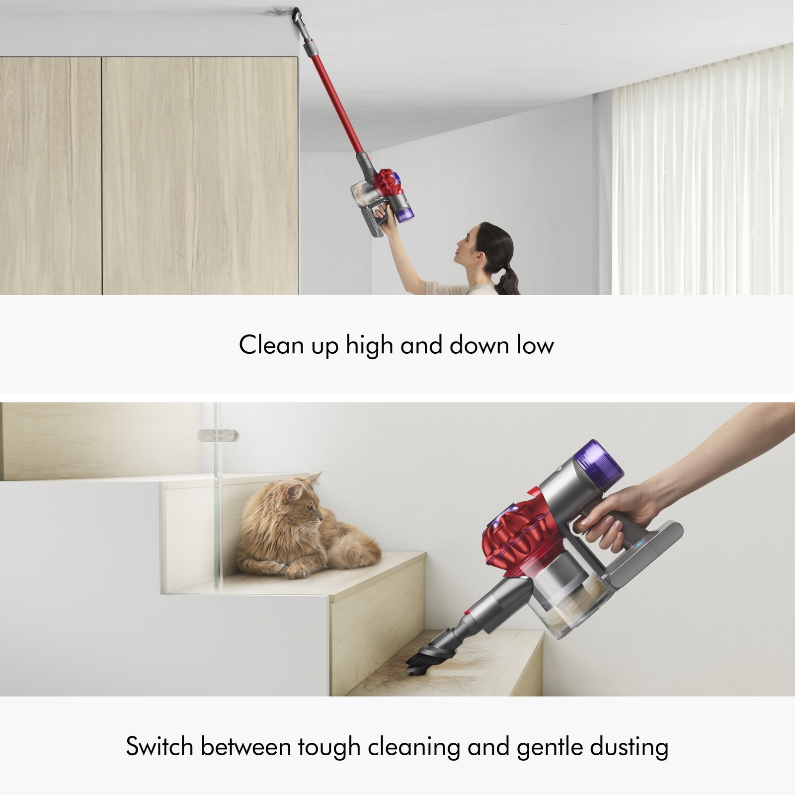 Dyson V8 Origin Cordless Vacuum | Red | Refurbished