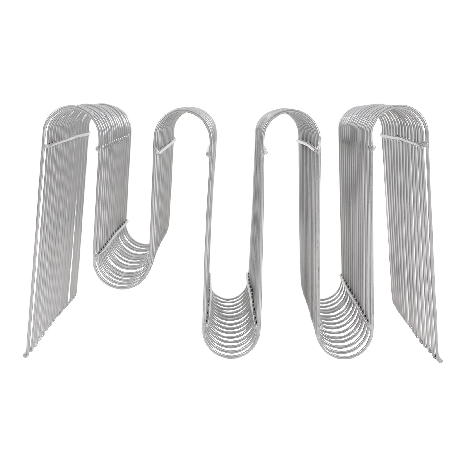 Modern Silver Side Table, Iron Silver Side Table, M-shaped Side Table Decoration