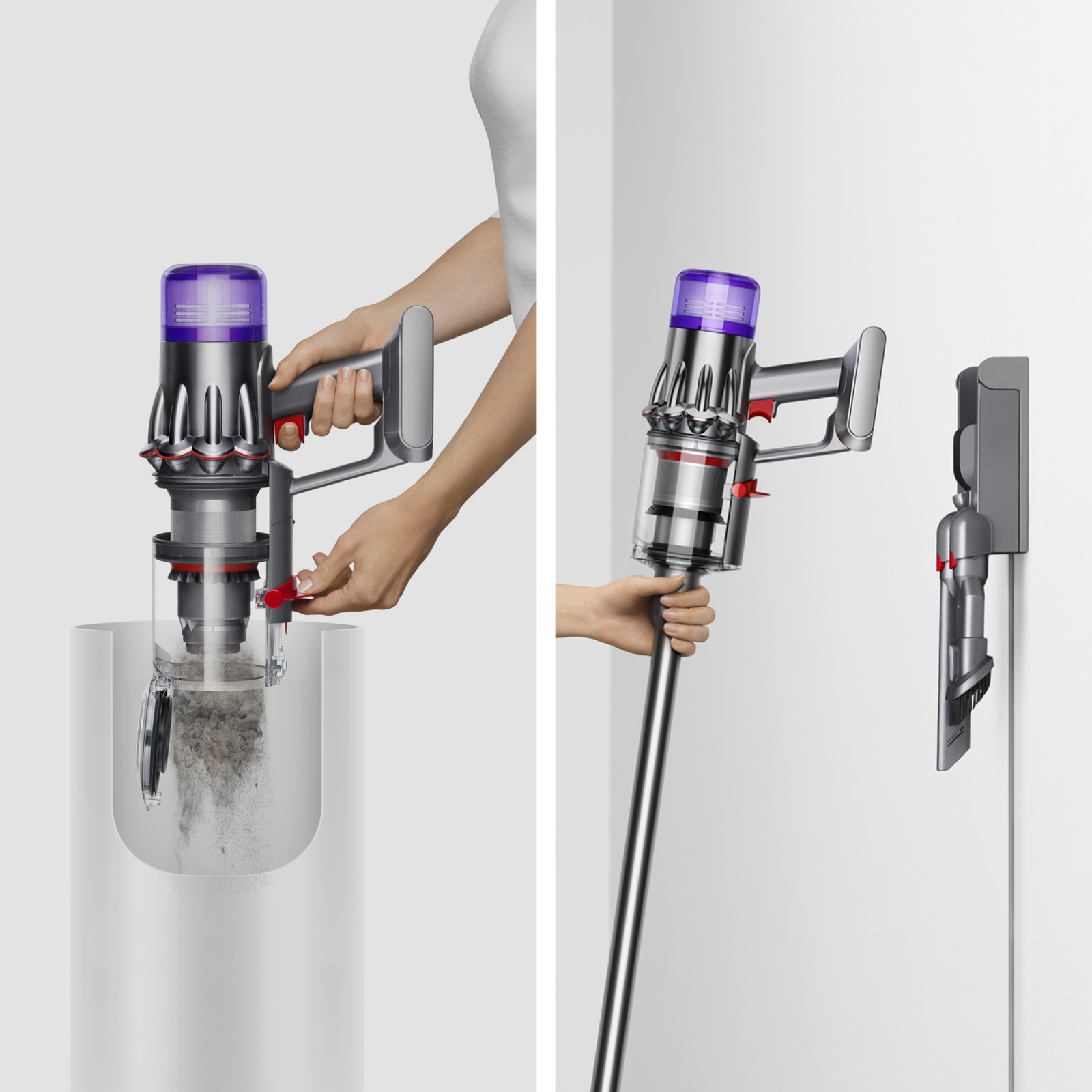 Dyson V9 Submarine Extra Cordless Wet and Dry Vacuum | Nickel | Refurbished