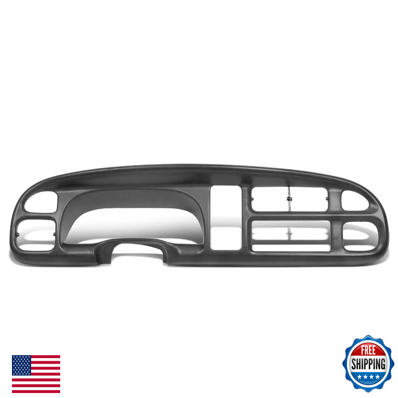 Dna Motoring Instrument Cluster Bezel Cover Compatible 98-01 Ram 1500 2500 3500