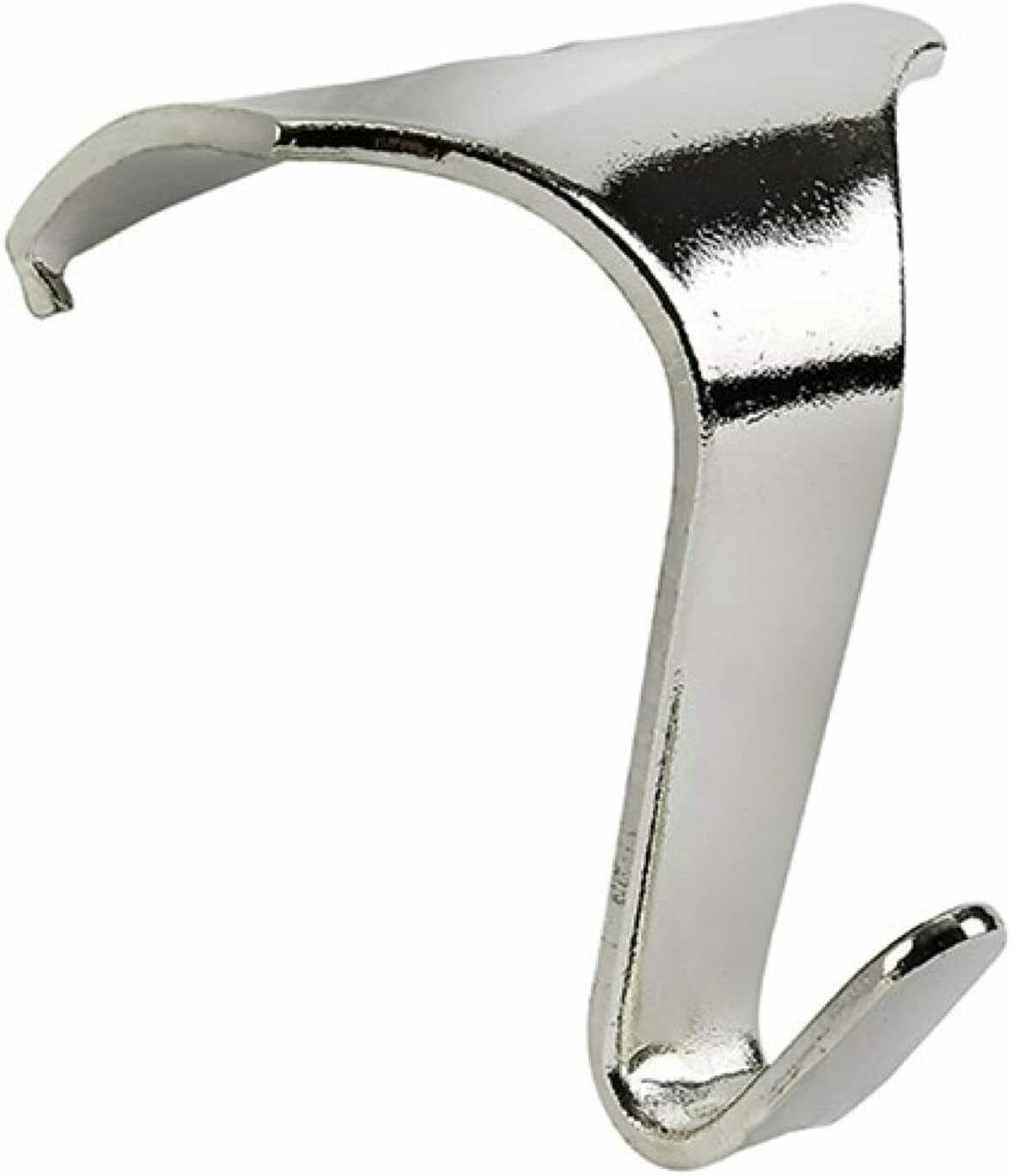 Taskar Silver Chrome Picture Rail Hooks – Contemporary/Heavy Duty (4 Pack)