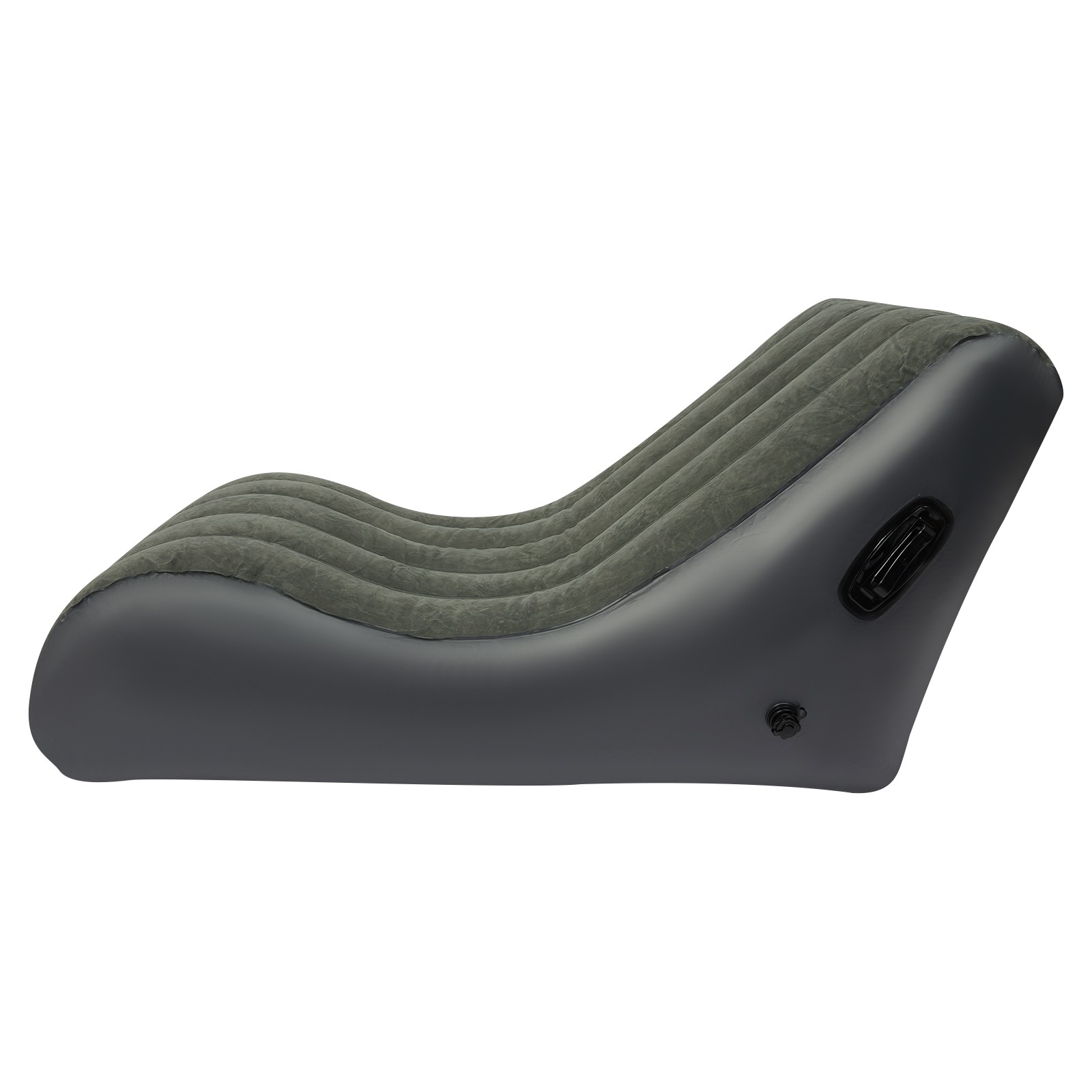 PVC Flocking Sofa Bed Max Capacity 440.92lbs Inflatable Sofa Folding Sofa Bed