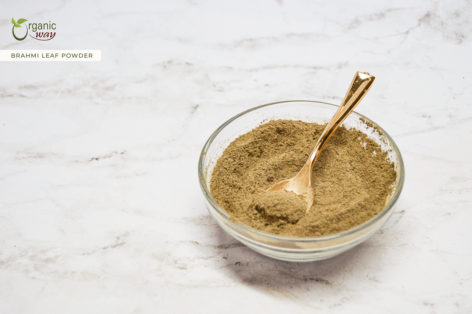 Organic Way Brahmi Leaf Powder – Organic, Kosher & USDA Certified