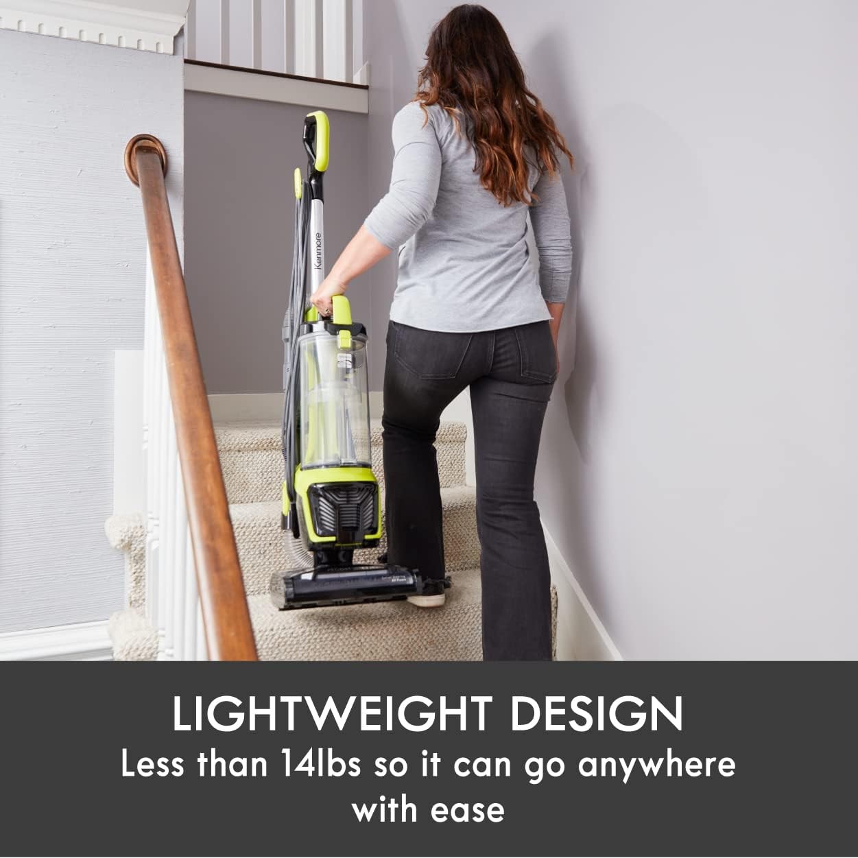 Kenmore Bagless Upright Vacuum Cleaner with 2-Motor System 160W Suction Power