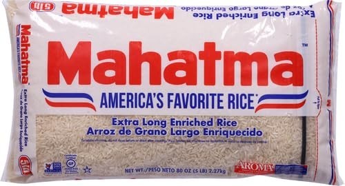 Extra Long Grain White Rice 5 lb Gluten Free Non GMO Bulk Bag