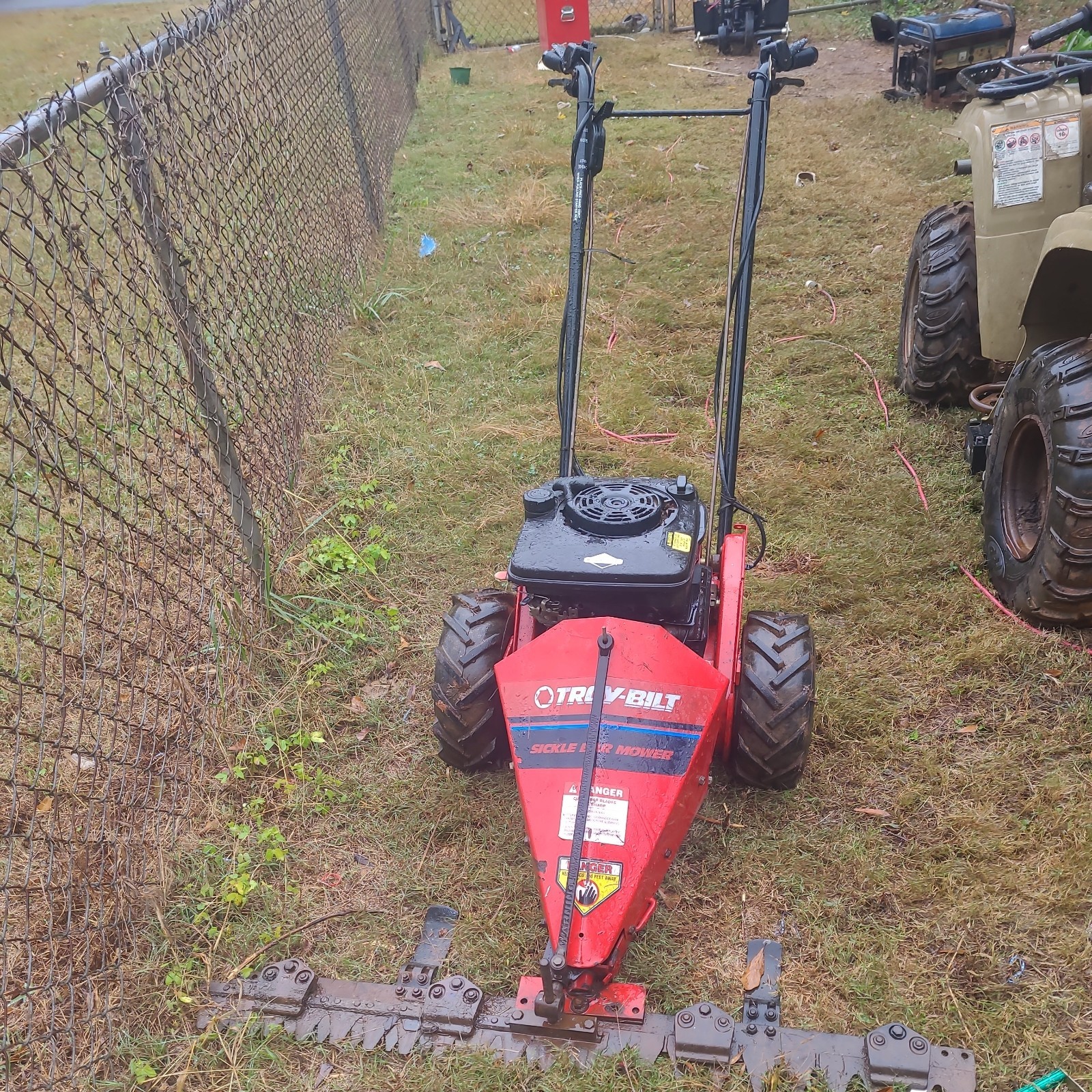 TroyBilt Sickle Mower 4 hp self drive gas