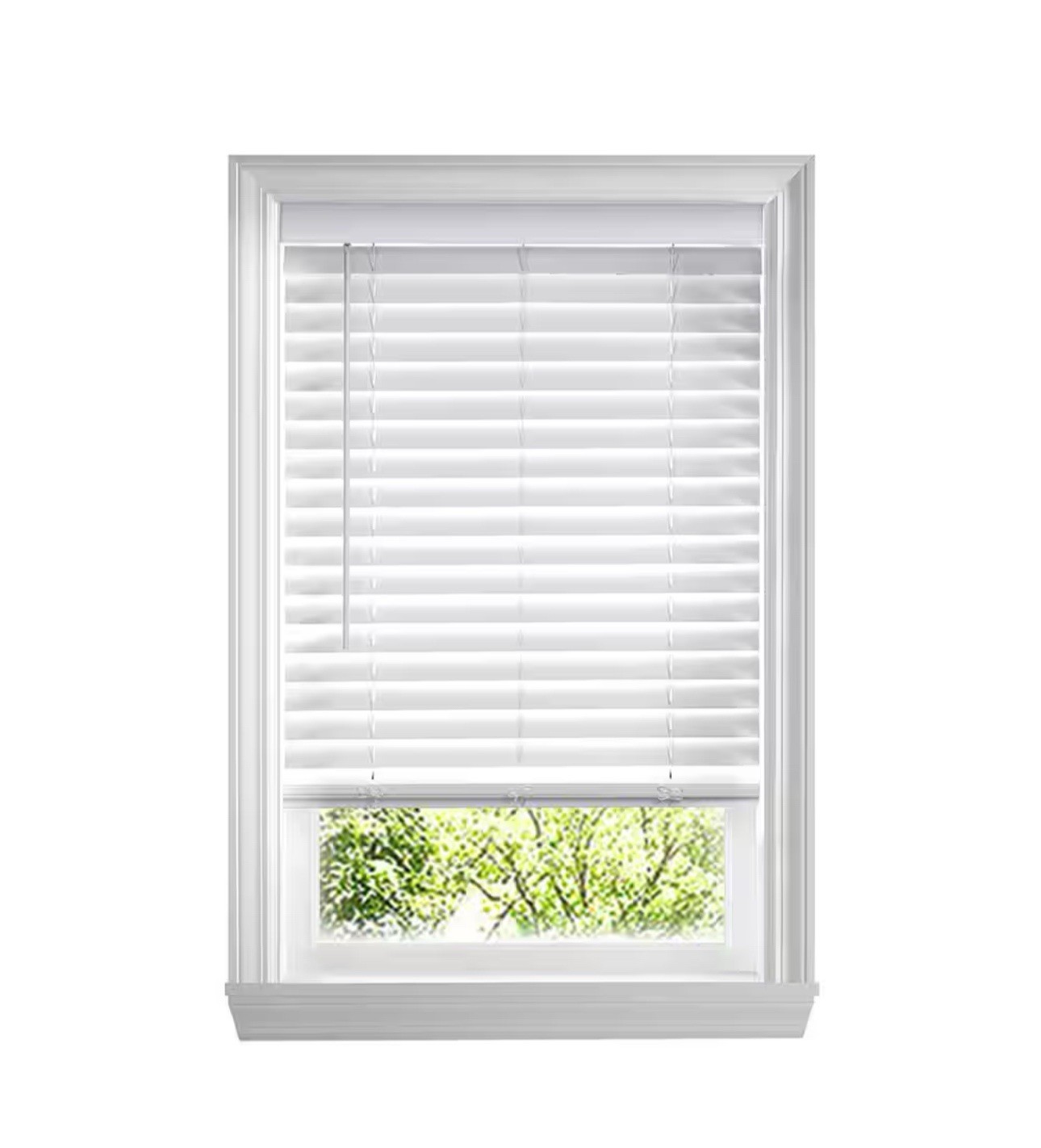 Home Decorators White Cordless 2” Faux Wood Blinds – Multiple Sizes