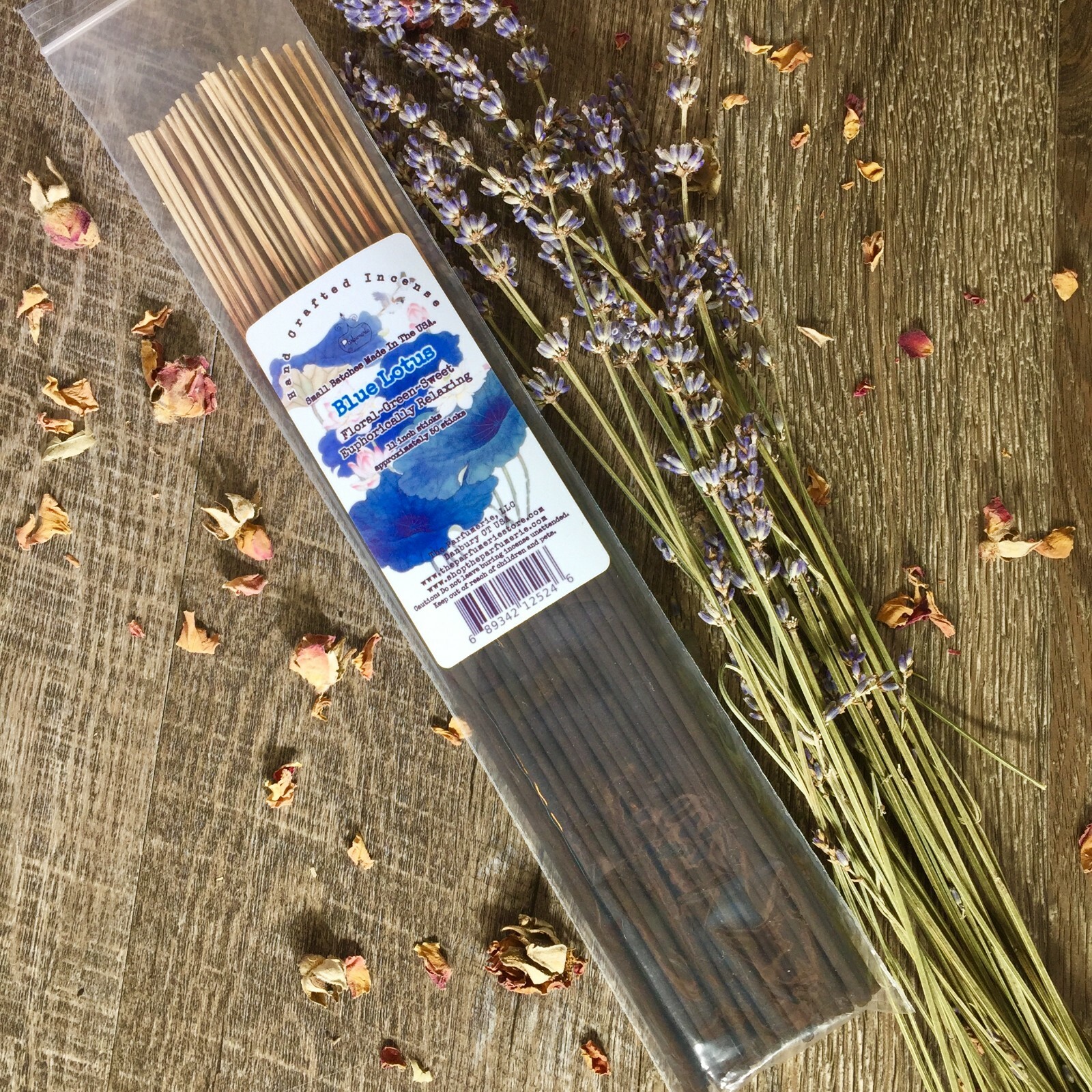 Blue Lotus Incense sticks Handcrafted Long-Lasting Guaranteed Fresh Intense