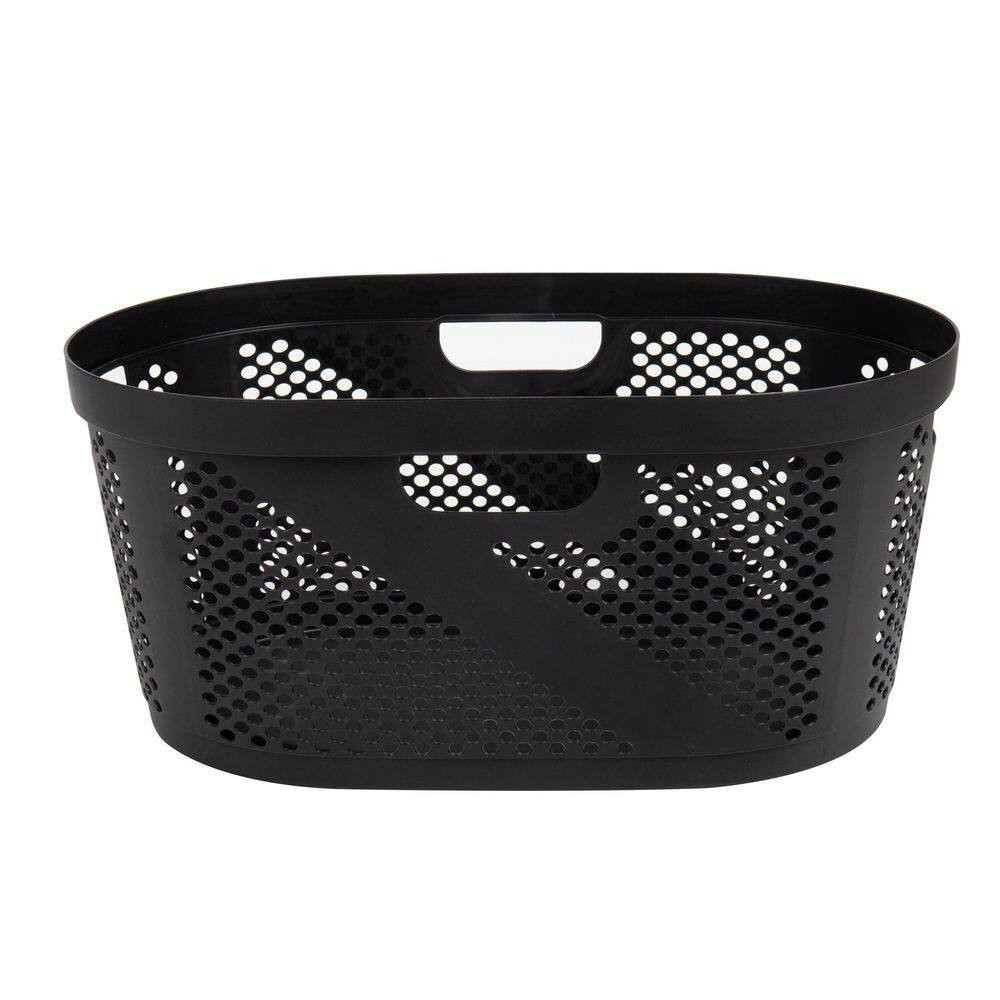 Black 10.5 In. H X 14.5 In. W X 23 In. L Plastic 60L Slim Ventilated Rectangle L