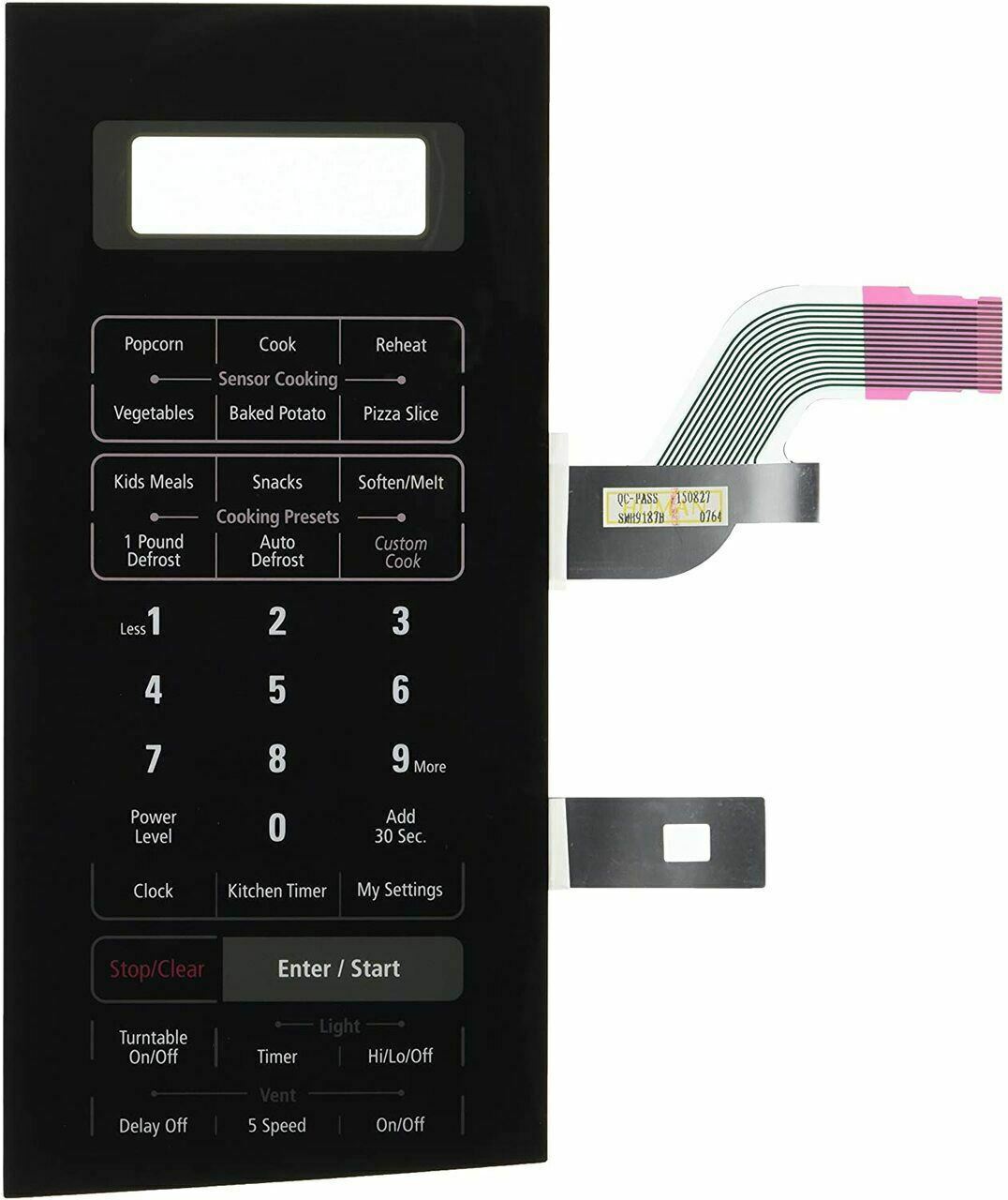 Switch Membrane Compatible Samsung Microwave Smh9187B DE34-00330C