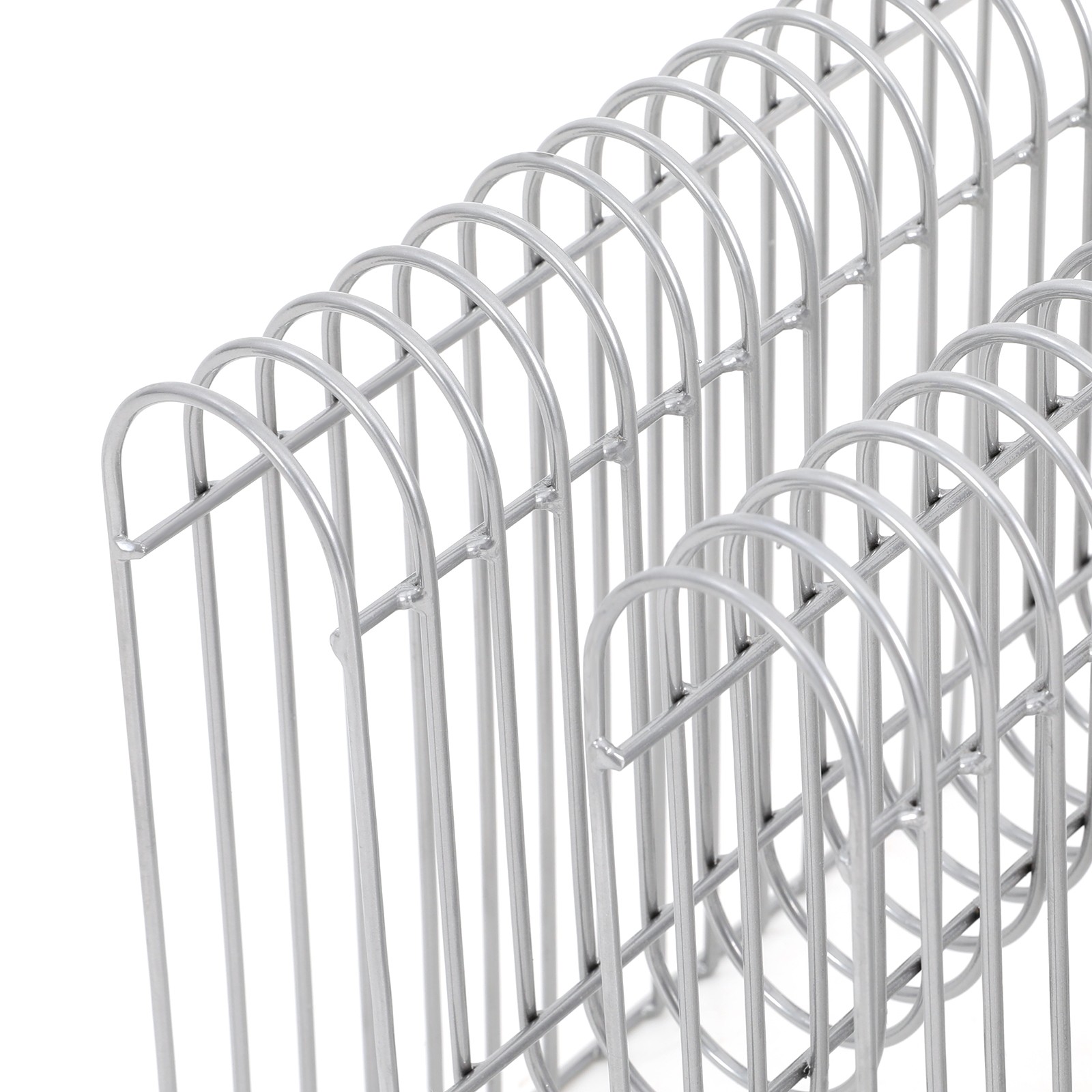 Modern Silver Side Table, Iron Silver Side Table, M-shaped Side Table Decoration