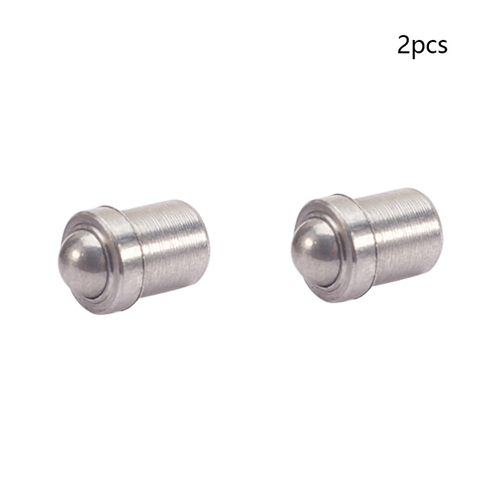 2 10PCS Brushed Nickel Closet Ball Door Catch Bullet Type Friction Stopper FC003