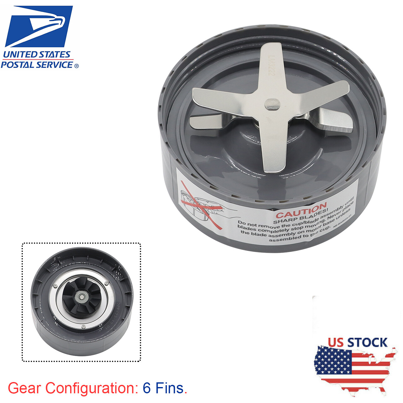 Extractor Blade Replacement Part for NutriBullet 600W 900W NB-101B NB-101S NB201