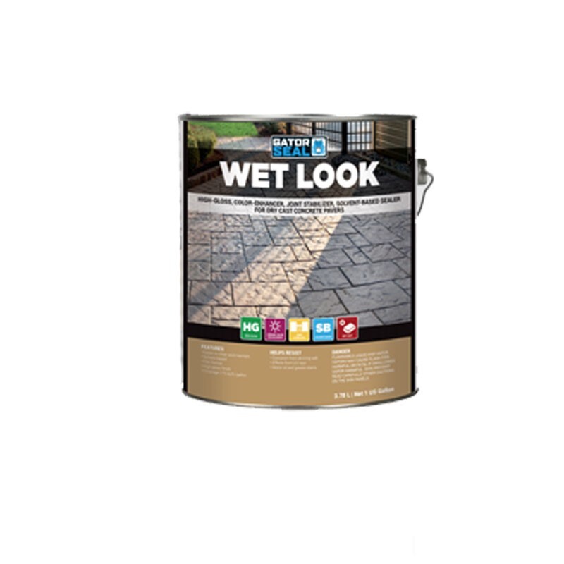 Alliance Gator Seal Wet Look Sealer for Dry Cast Pavers 1 Gal Can