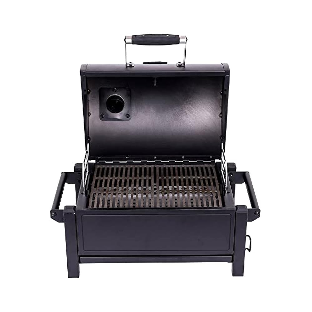 Versatile Tabletop Charcoal Grill for Direct/Indirect Cooking