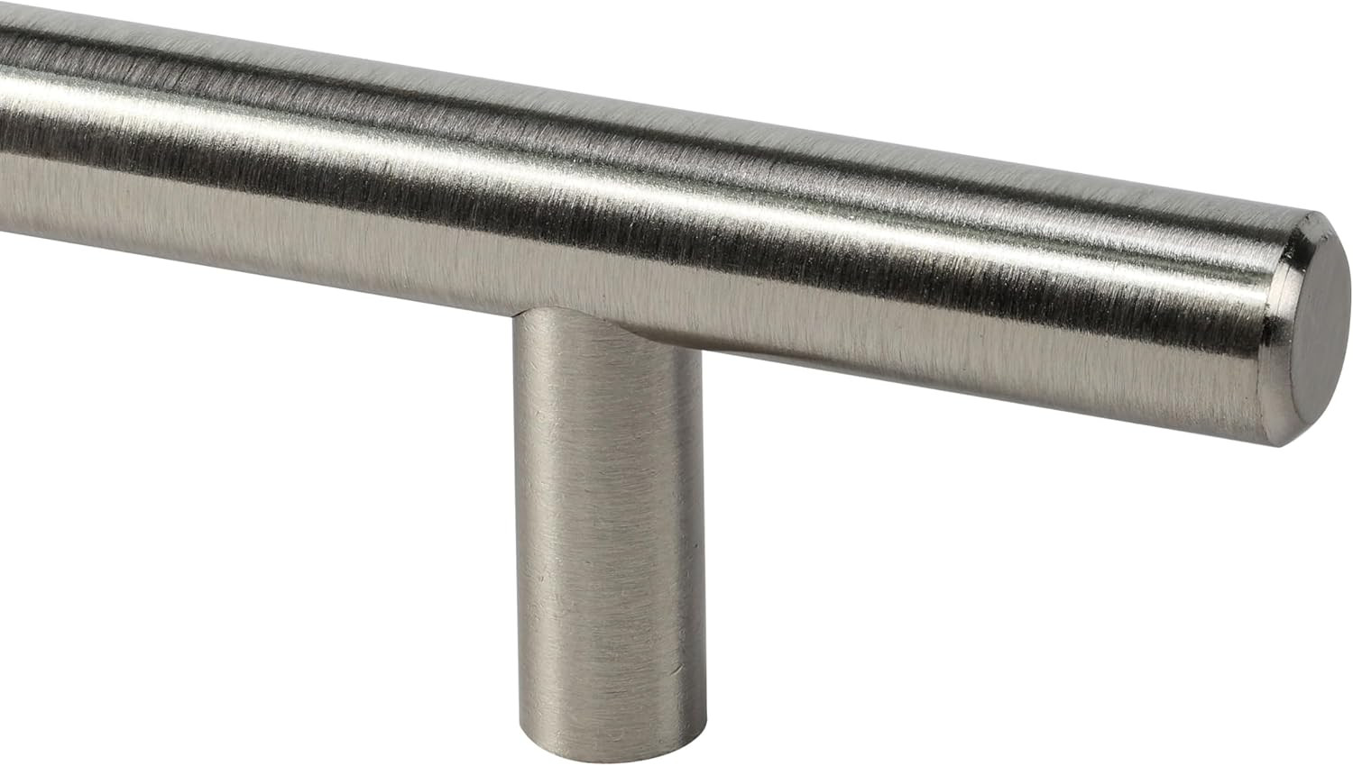 20 Pack Hardware Solid Steel Brushed Nickel Euro Style Handle 3″ (76.2Mm) Hole C