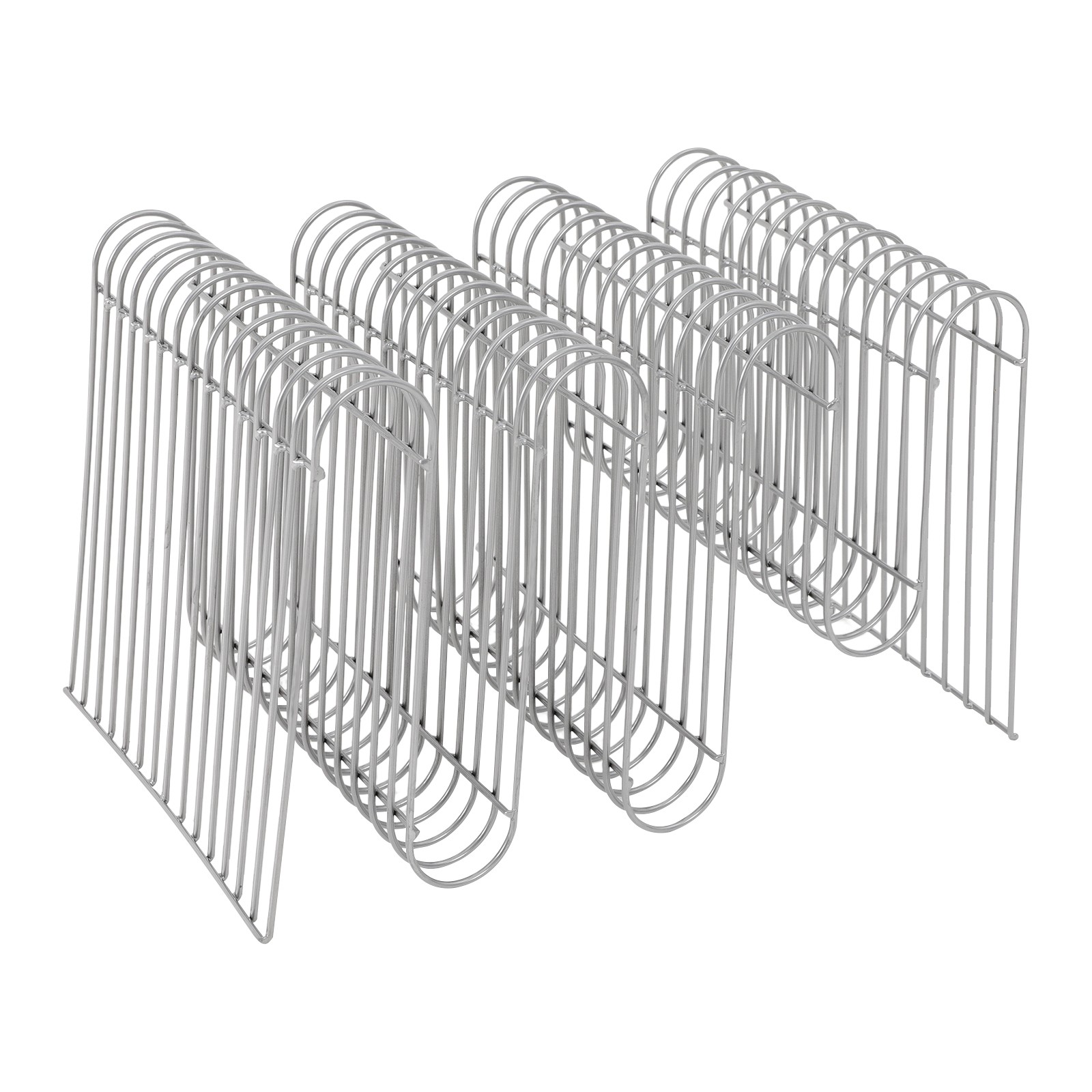 Modern Silver Side Table, Iron Silver Side Table, M-shaped Side Table Decoration