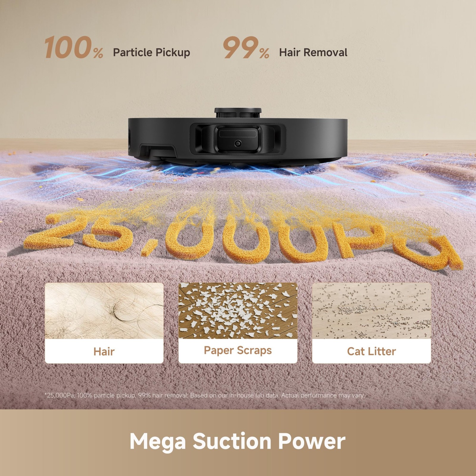DREAME L40 Ultra Gen 2 Robot Vacuum and Mop with 25,000Pa Suction, Extendable