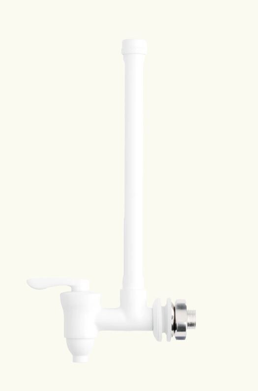 10″ BOROUX Water Level Spigot WHITE- Fits BOROUX Legacy, ROYAL Berkey