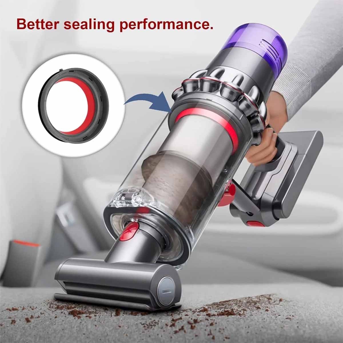 New Dust Bin Top Fixed Sealing Ring Kit for Dyson V11 V15 SV Series Vacuum