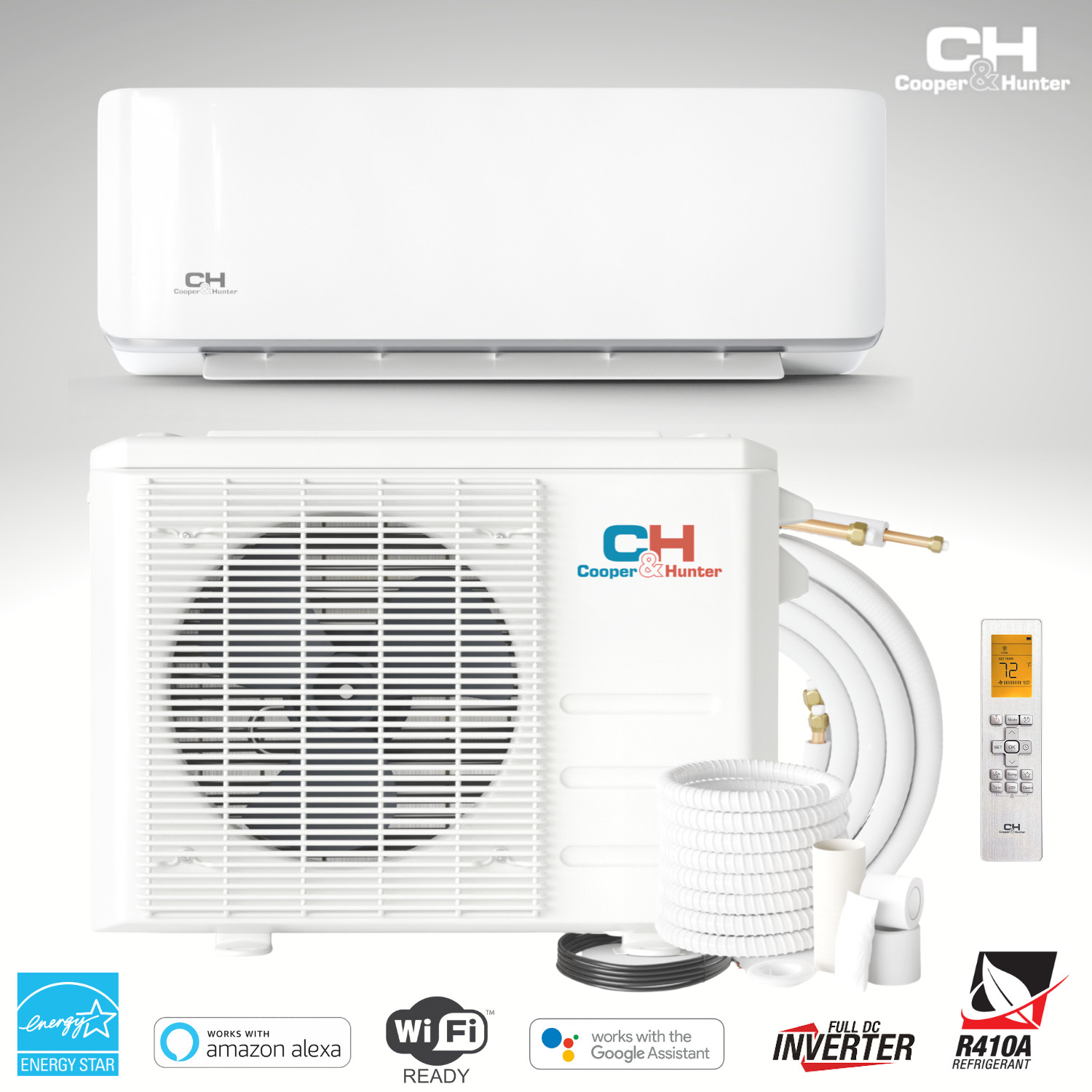 9000 BTU 115V 22.8 SEER Sophia Series Mini Split Heat Pump Air Conditioner