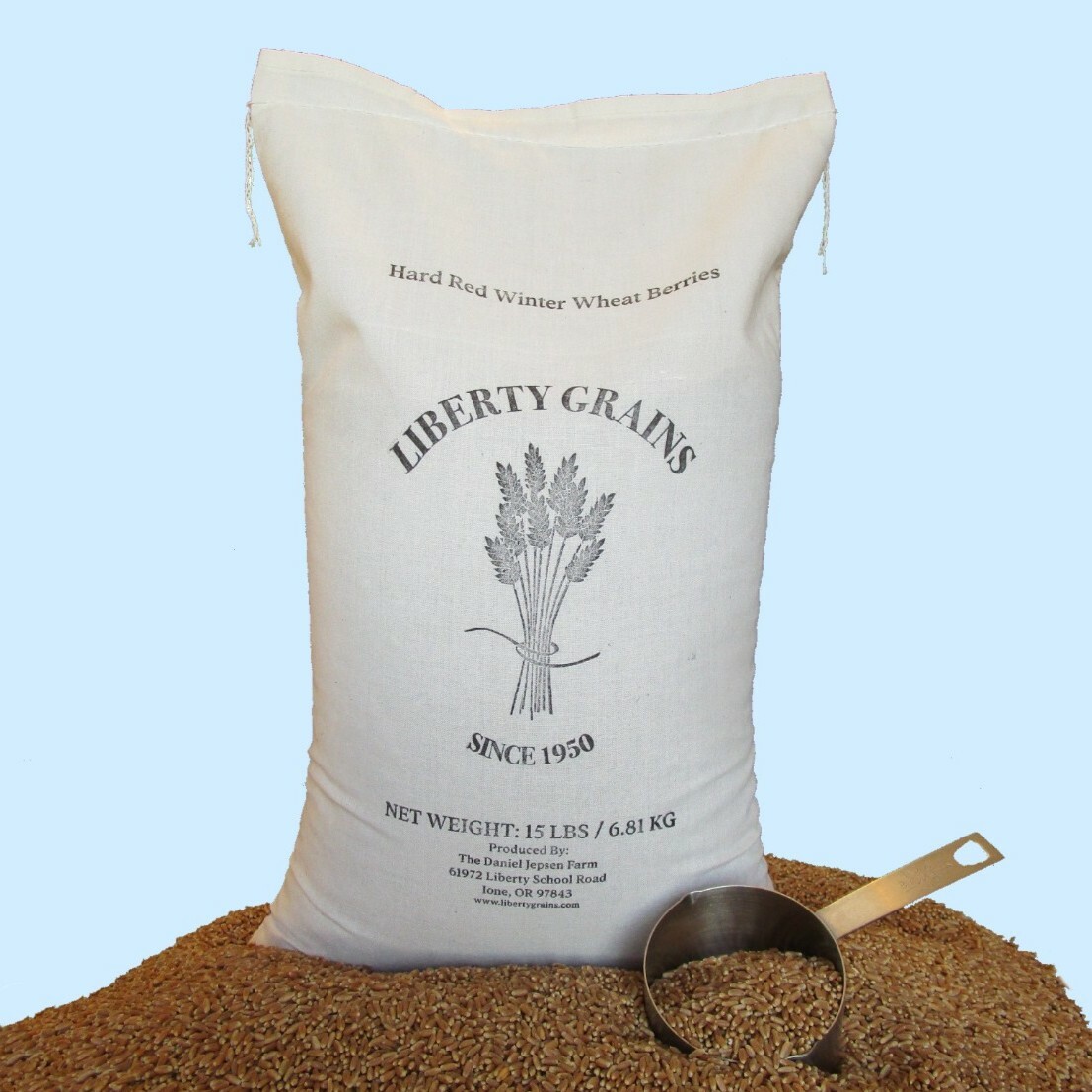 Hard Red Winter Wheat Berries – Family Farm, Single Source, small to bulk size
