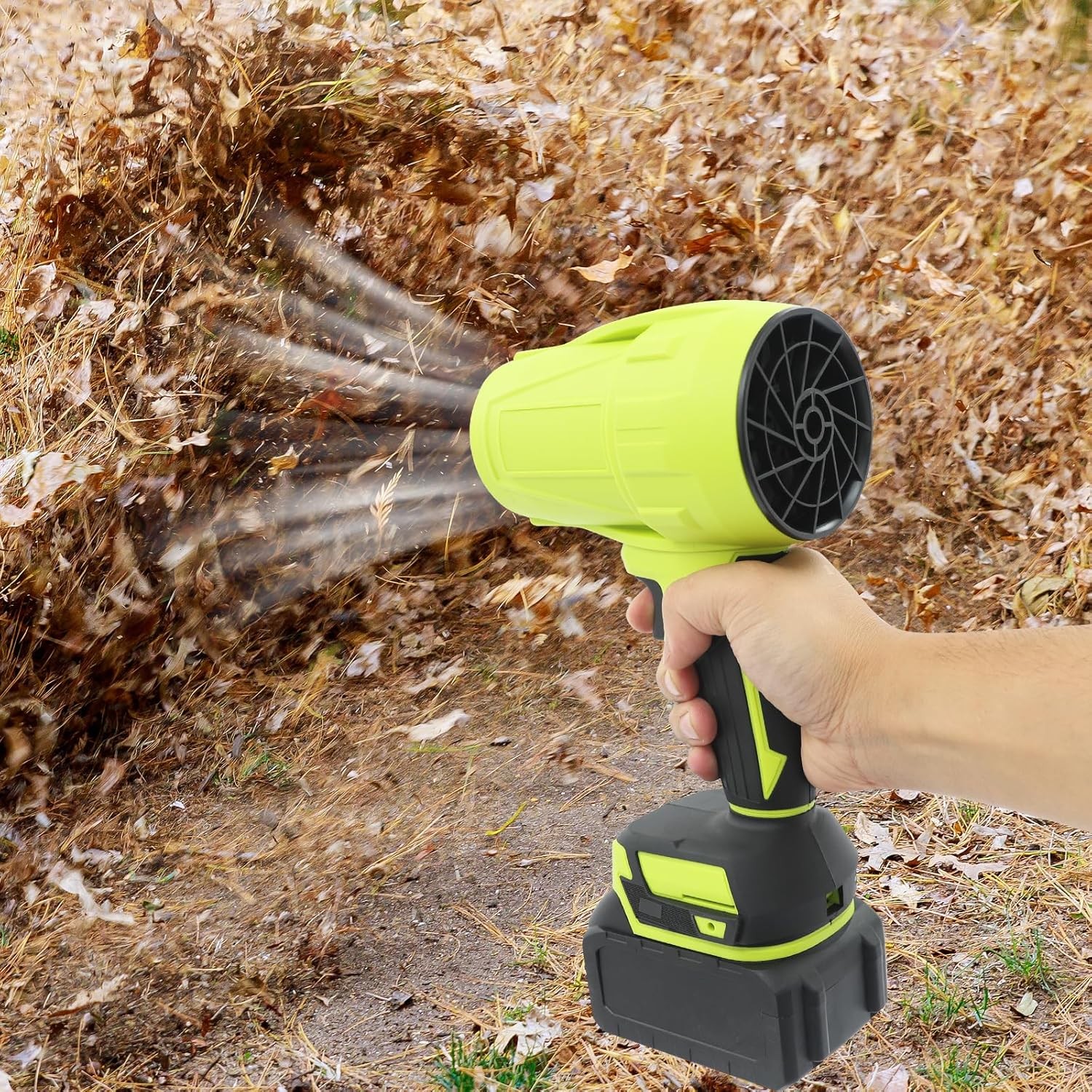 Mini Small Handheld Cordless Leaf Blower w/ 2 Lithium Batteries & Charger