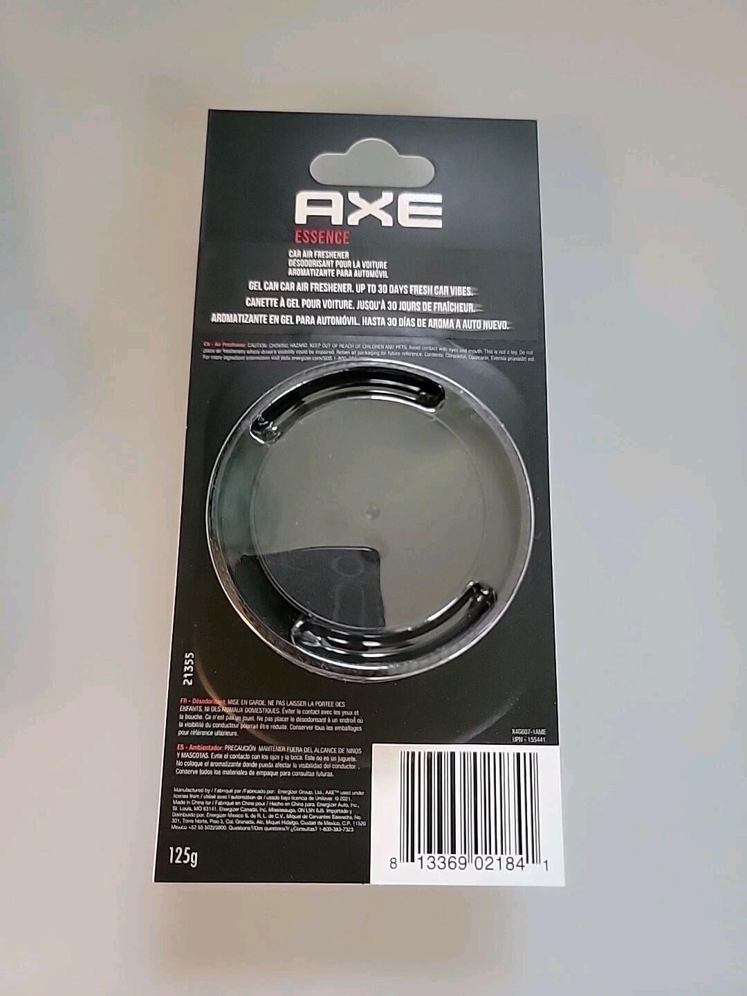 Axe Essence 4 Count Black Pepper & Cedarwood 30 Days Fresh Car Air Freshener