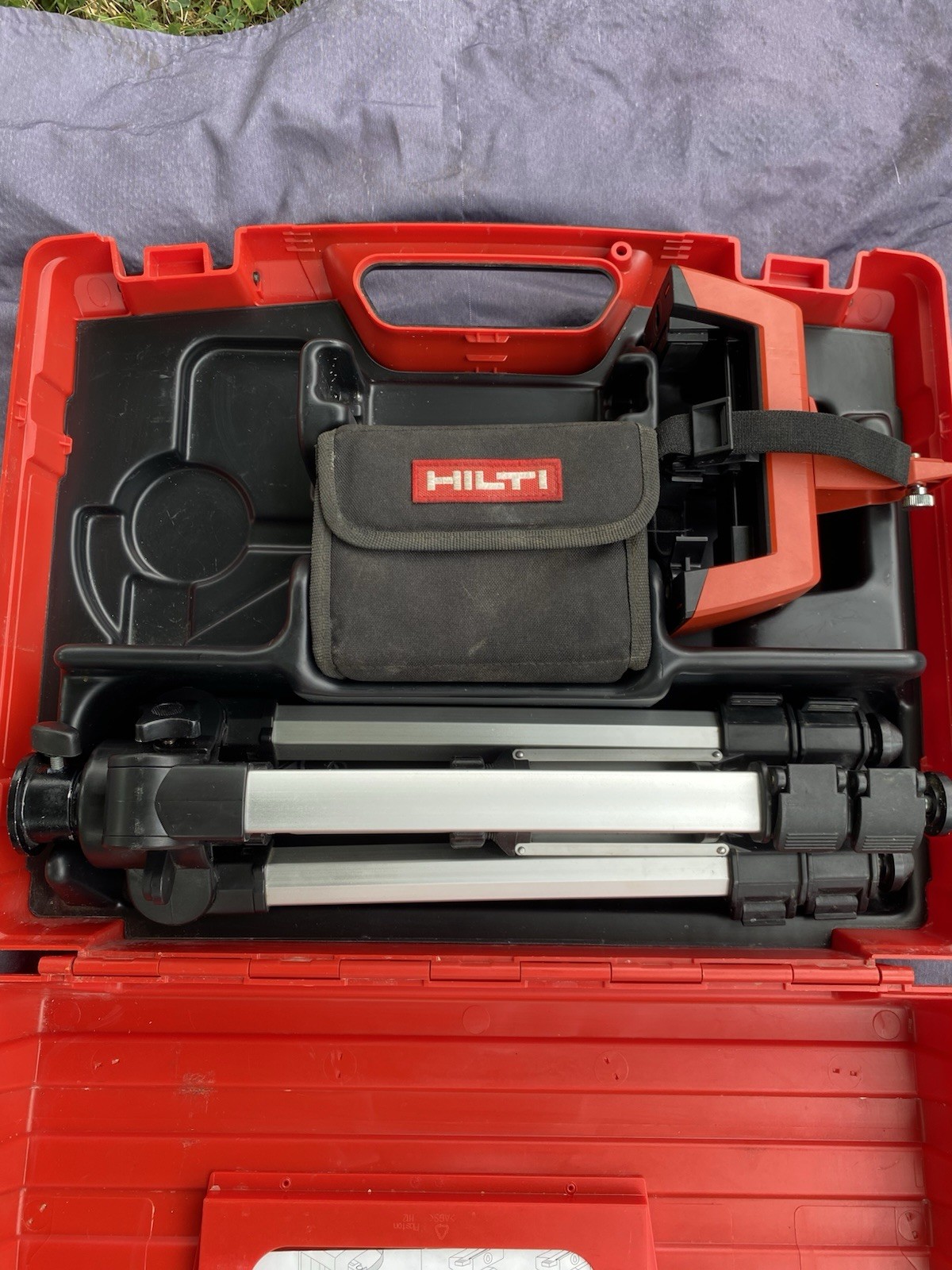 Hilti Tools Complete Laser Level Kit In Case PMC46 PMA78 PMA20 With User Manual