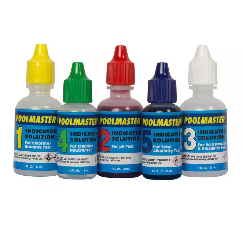 Solutions 1 – 5 Replacement Water Test Kit for Swimmning Pool and Spa