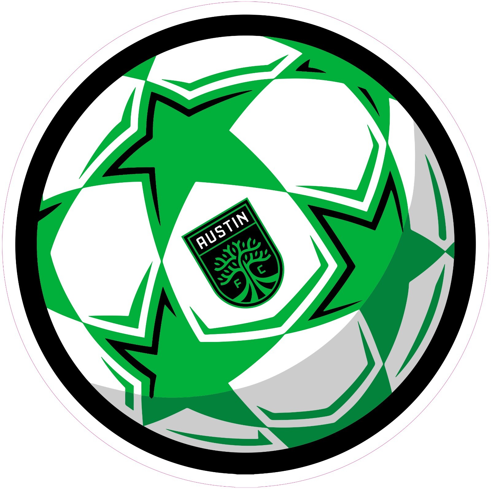 Austin FC Soccer Vinyl Decal Sticker Car Truck Bumper Laptop Mug Tumbler Window