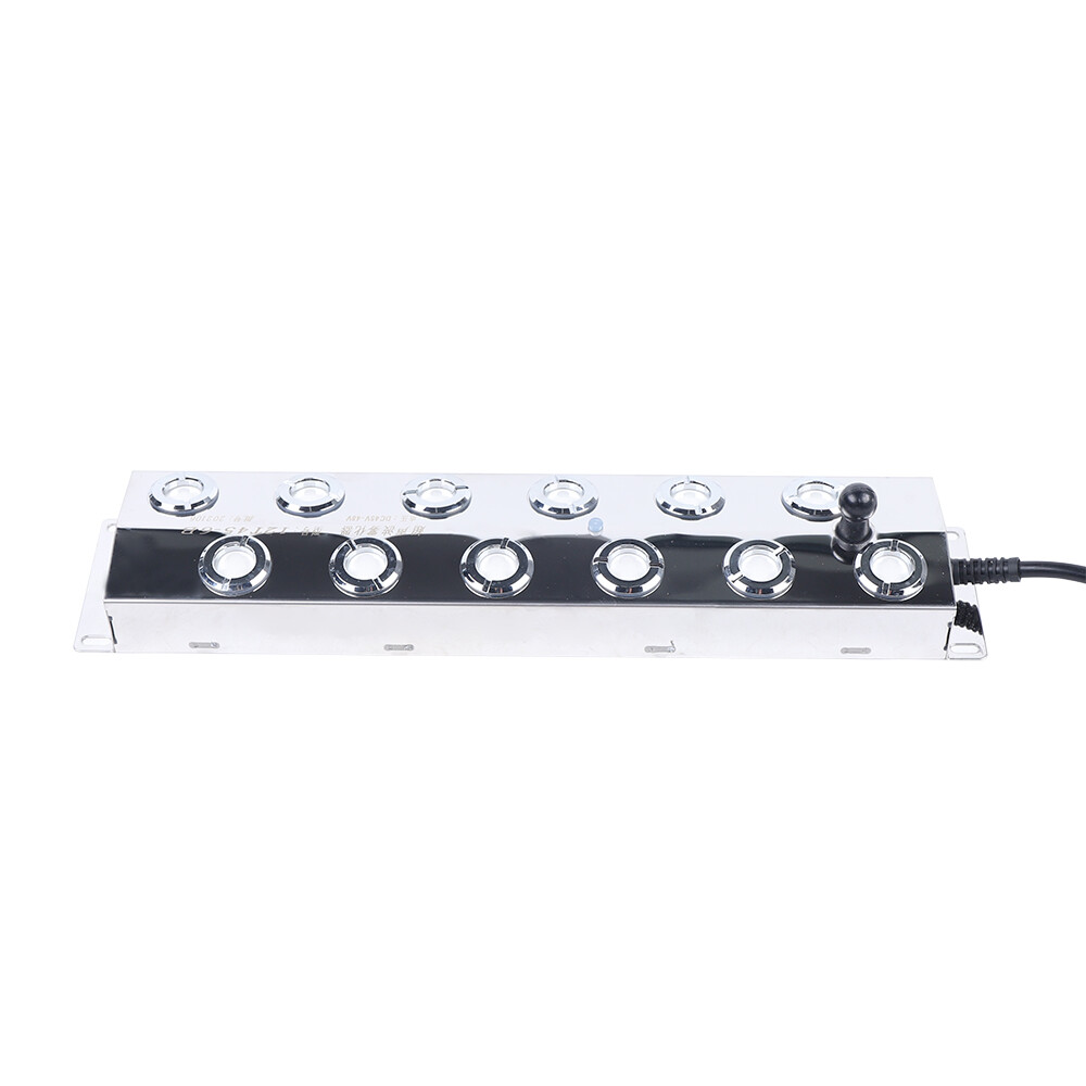 Waterproof 12 Head Ultrasonic Mist Maker Pond Fogger Mister Machine with 2 Buoys