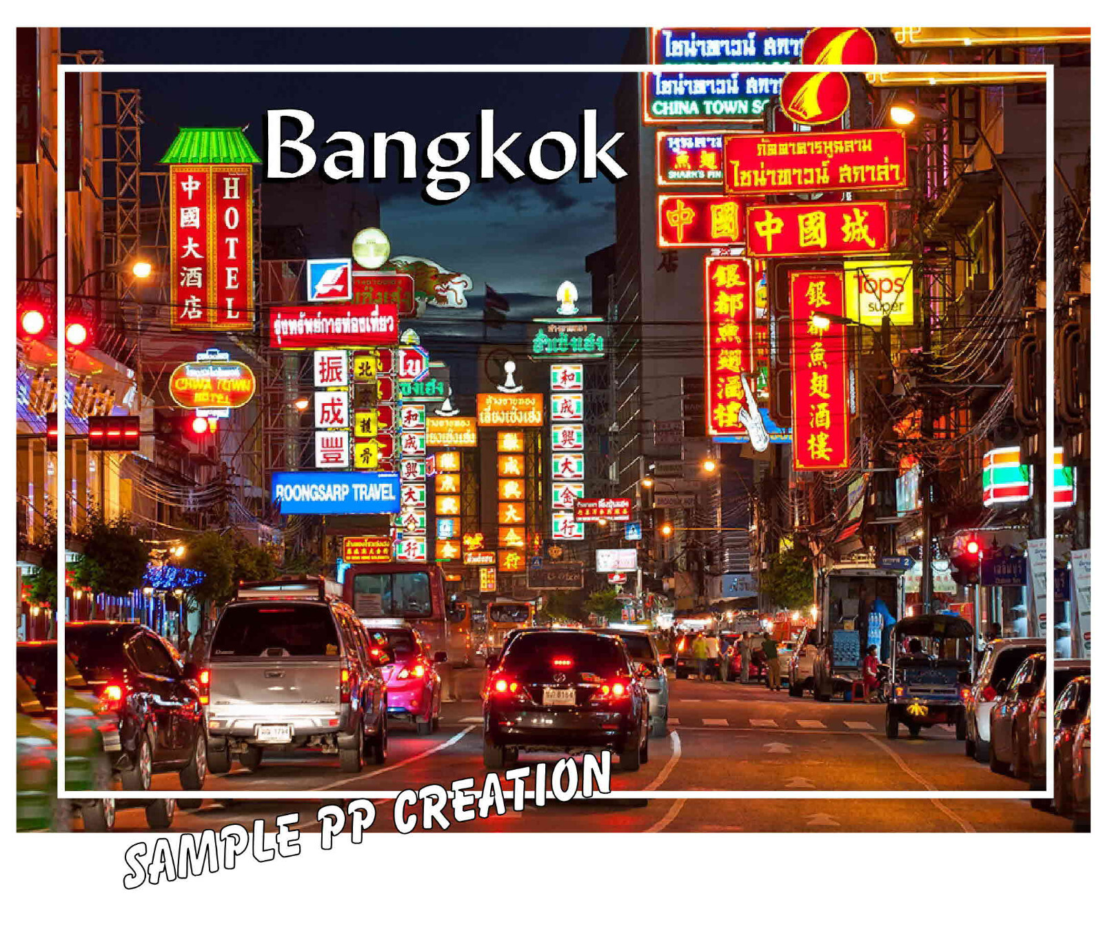 BANGKOK THAILAND photo fridge MAGNET 4 X 3 inches TRAVEL