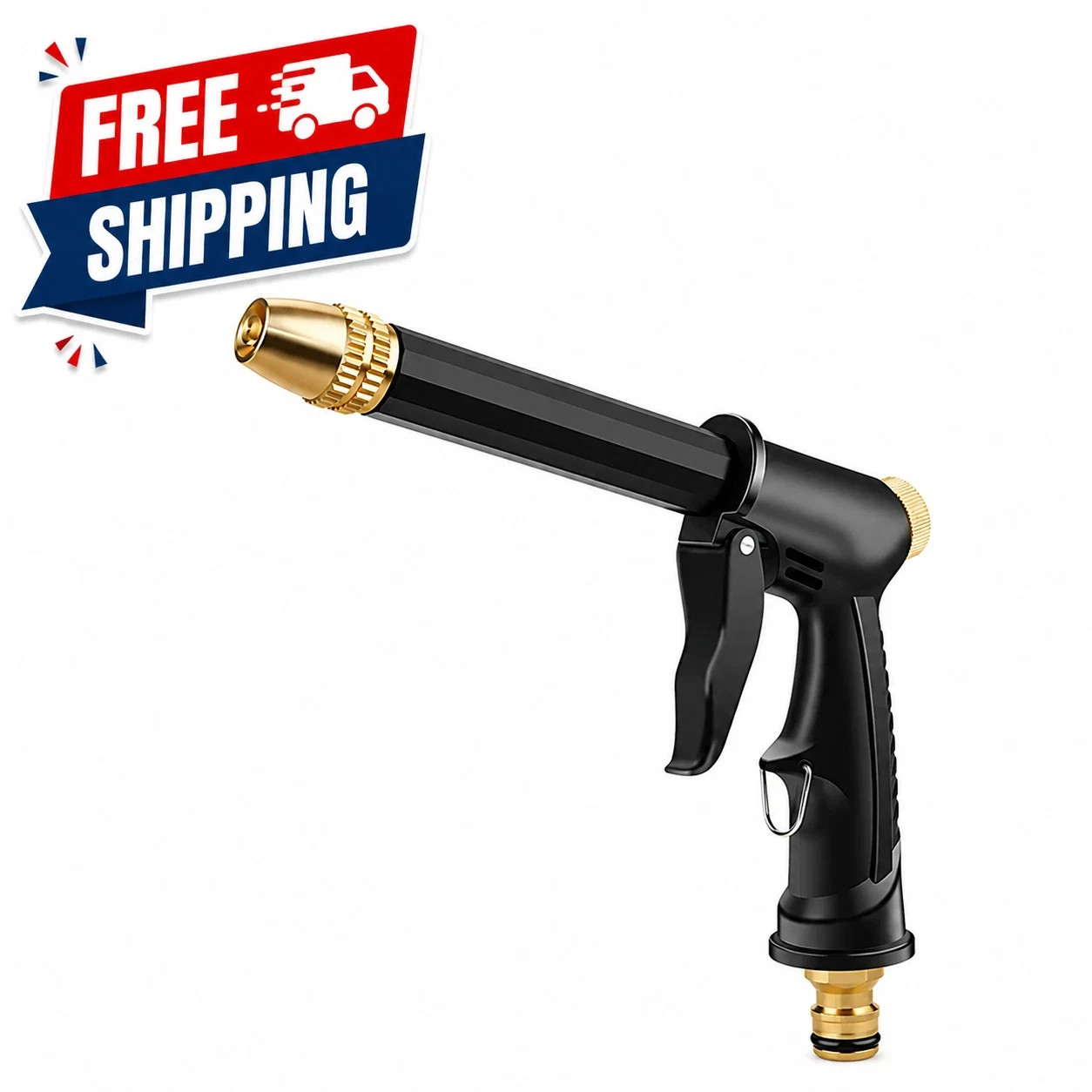 High Pressure Adjustable Garden Hose Spray Gun Nozzle for Car Wash / Watering