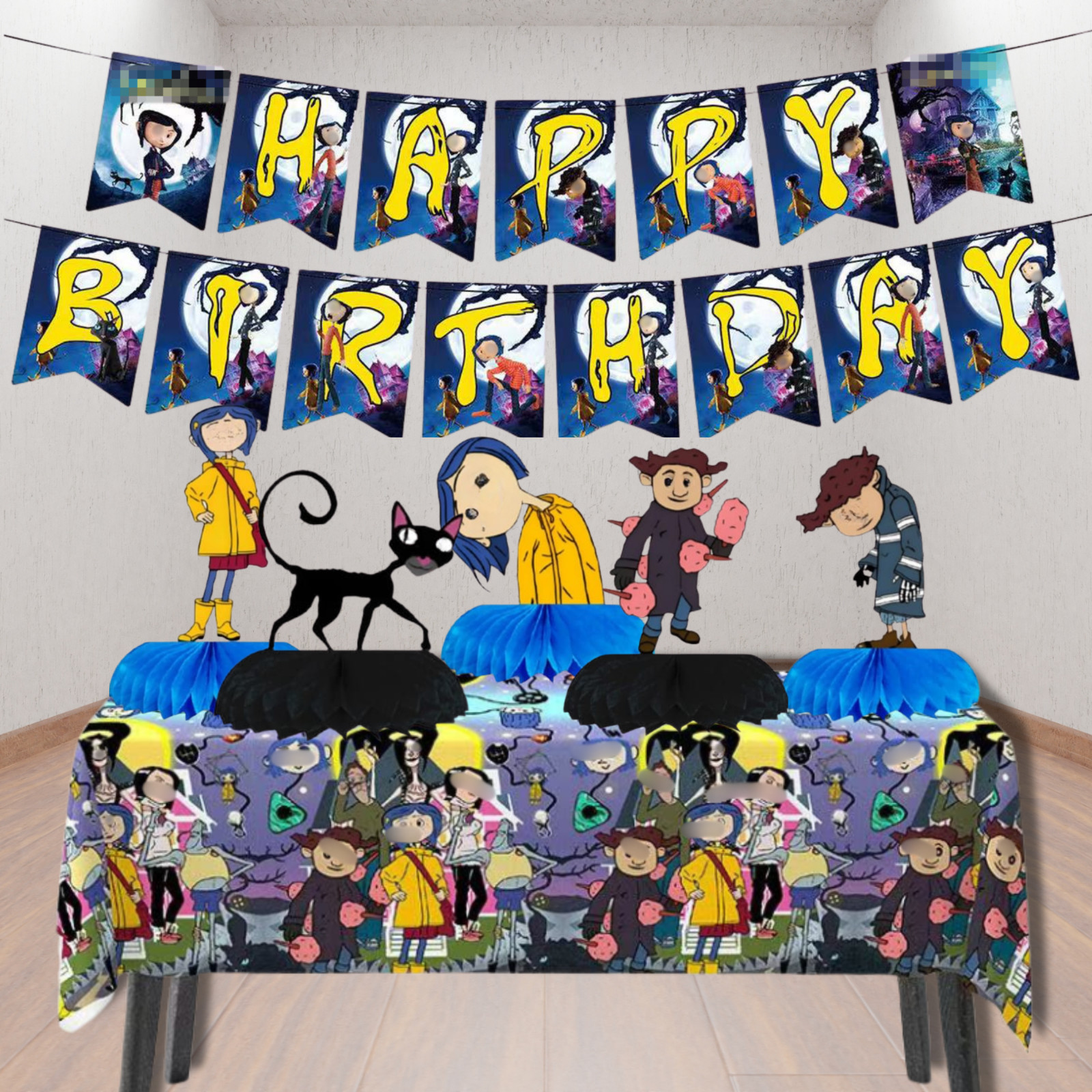 CORALINE birthday party supplies favor centerpiece decoration event theme
