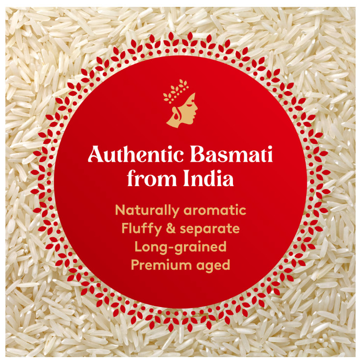 Authentic Royal Naturally Aged Indian White Basmati Rice, Long-Grain, Gluten-fre