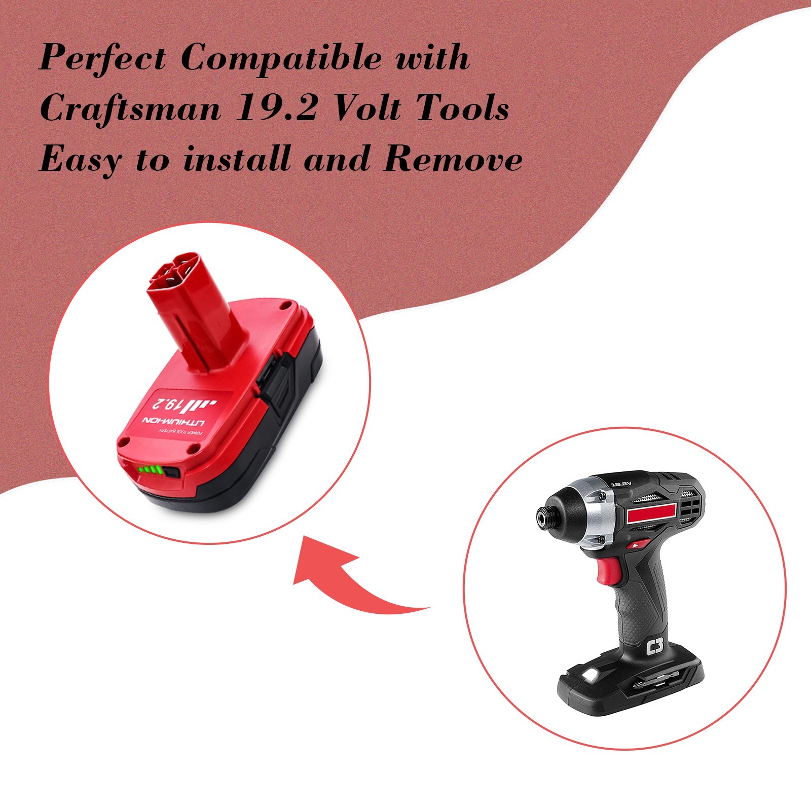 2Pack 19.2V 8.0Ah For Craftsman C3 DieHard Li-Ion XCP Battery or Charger 11375