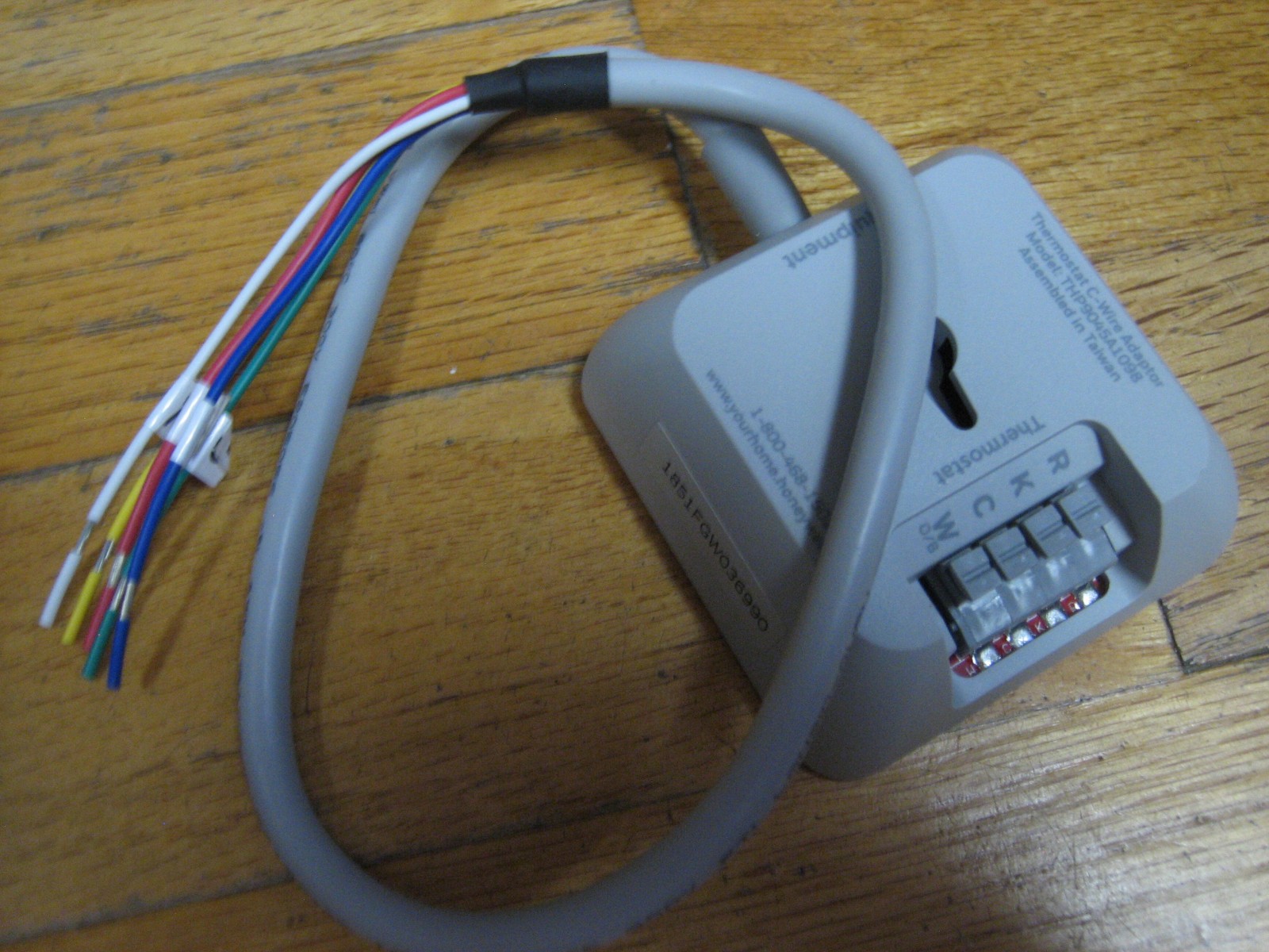 Honeywell Home THP9045A1098 C-Wire Power Adapter For Wi-Fi Thermostat
