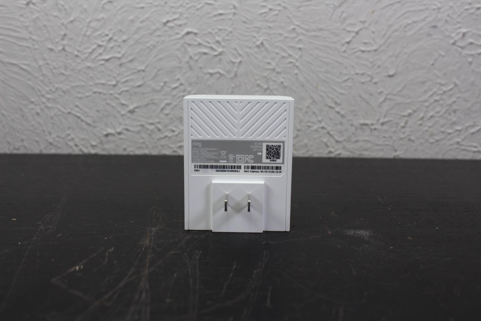 Ring Chime 2nd Generation Plug-In Chime for Ring Devices 5F67E9 White