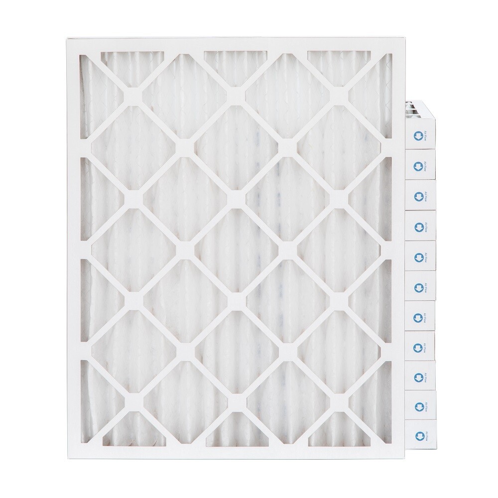 20x25x2 MERV 8 Pleated AC Furnace Air Filters. 12 Pack