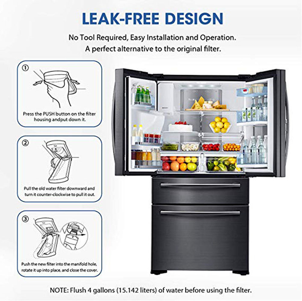 New Sealed LG LT1000P Refrigerator Water Filter Replacement ADQ747935, 2 Pack